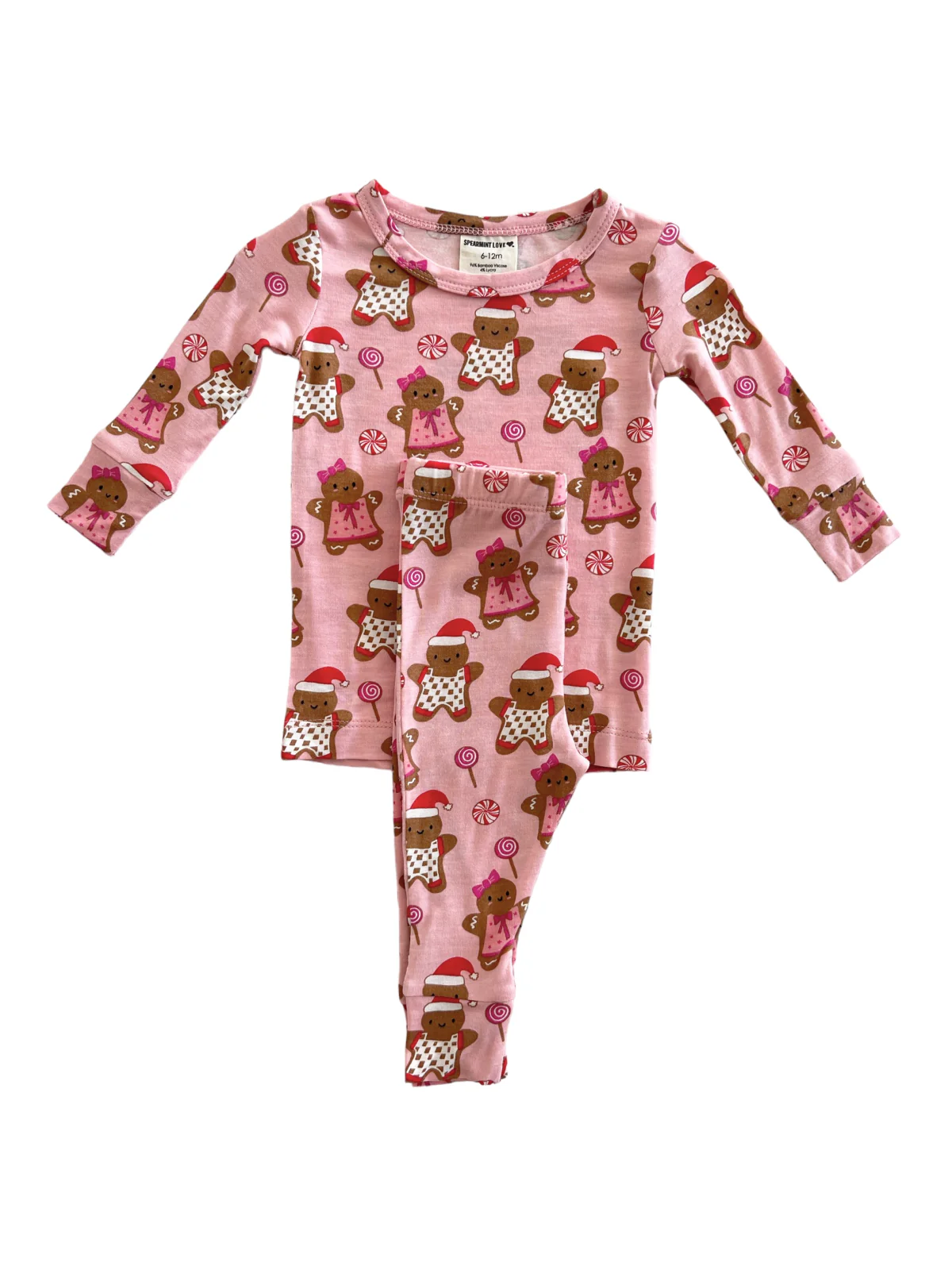 2-Piece Set, Gingerbread Friends Pink - Image 5