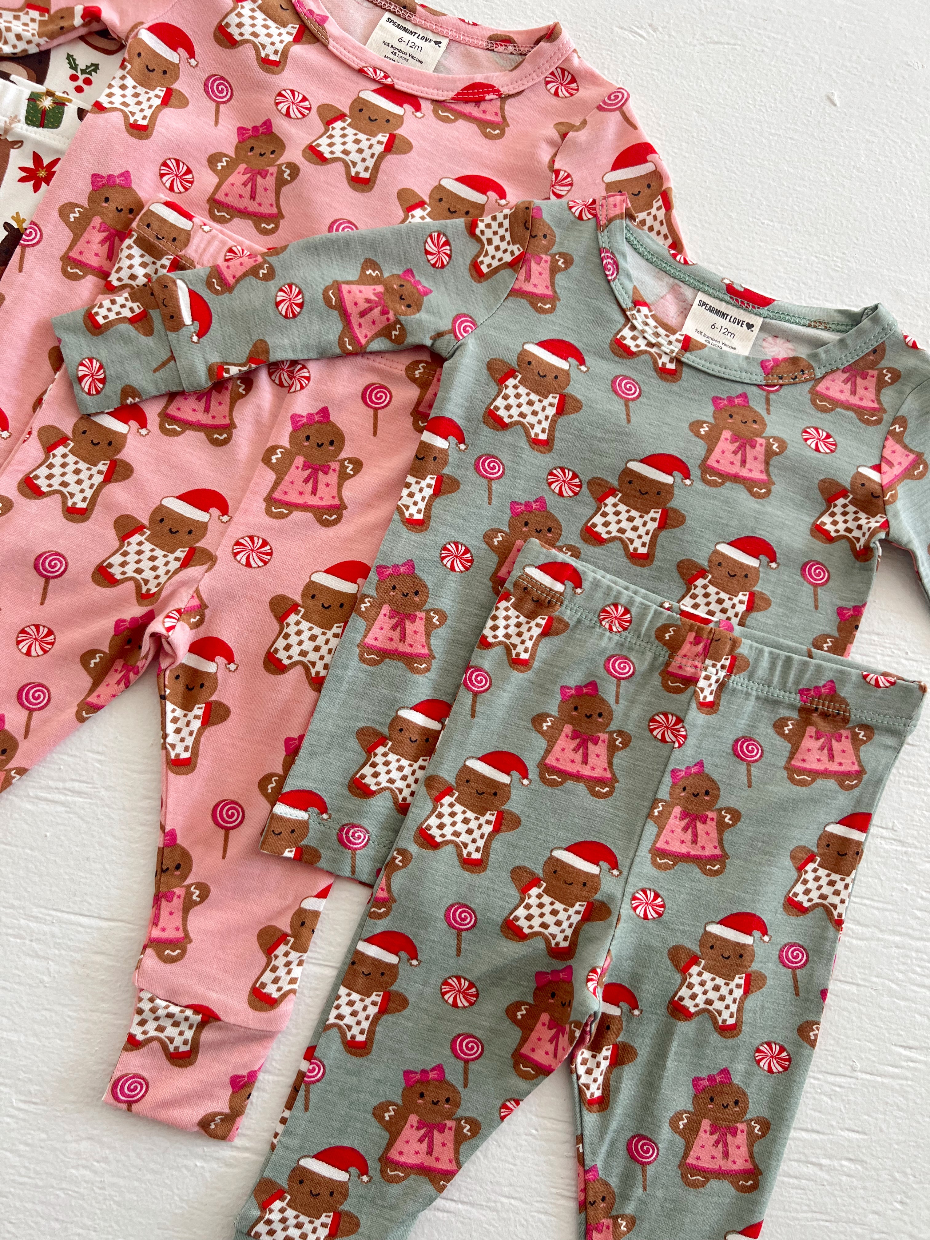 2-Piece Set, Gingerbread Friends Pink - Image 6