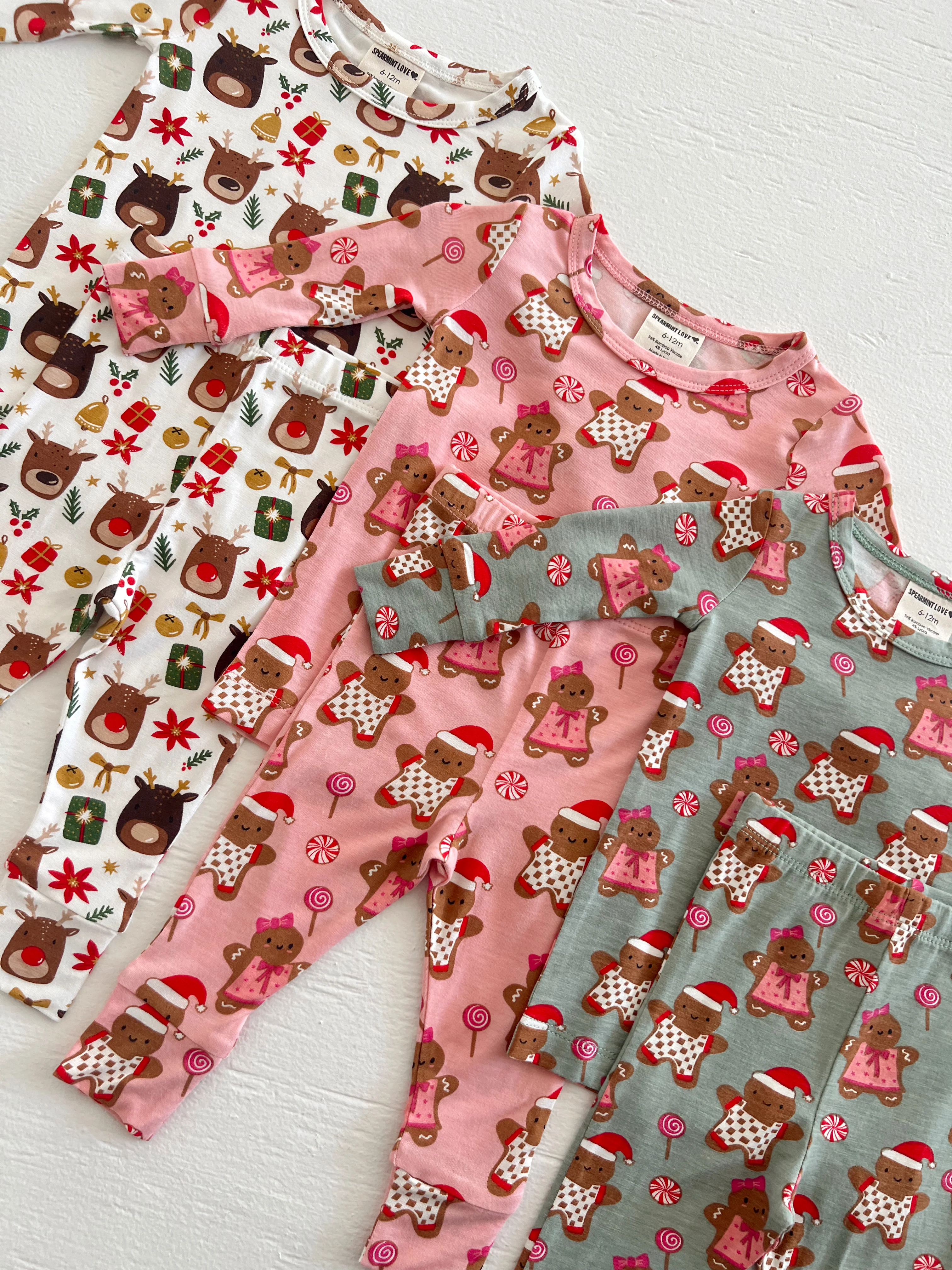 2-Piece Set, Gingerbread Friends Pink - Image 7