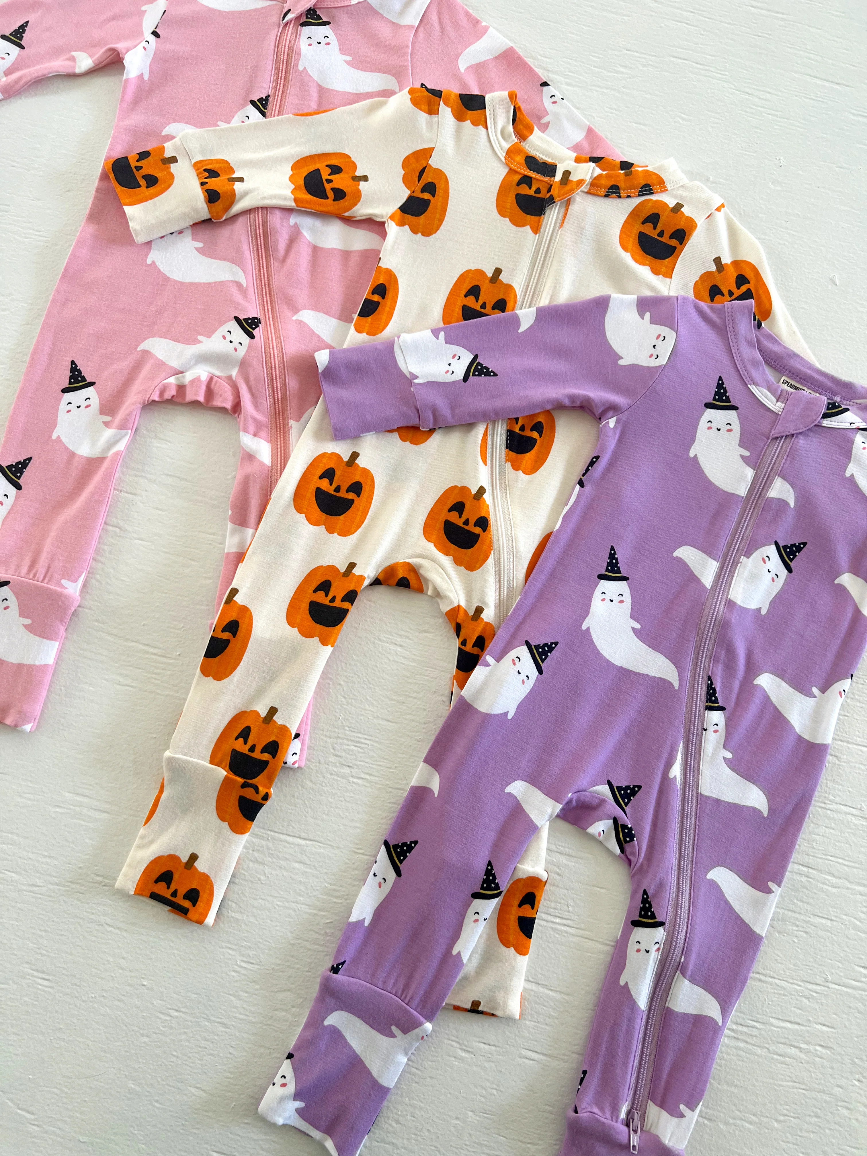 2-Way Convertible Zip Romper, Jack-O-Lantern - Image 5