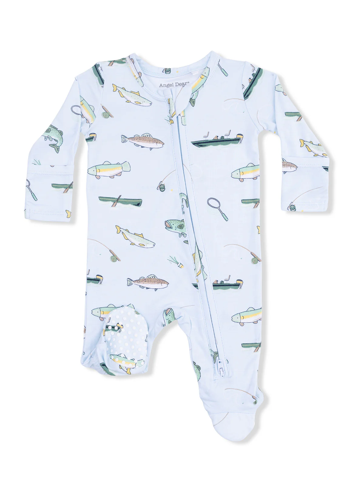 2-Way Zip Footie, Fishing - Image 2