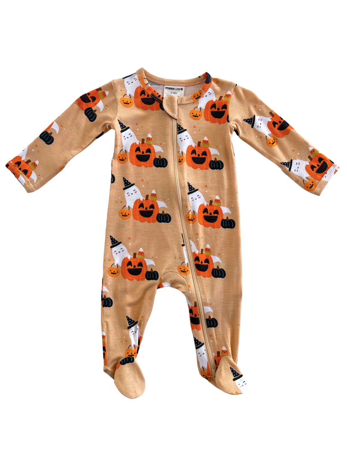 2-Way Zip Footie, Halloween Cluster - Image 4