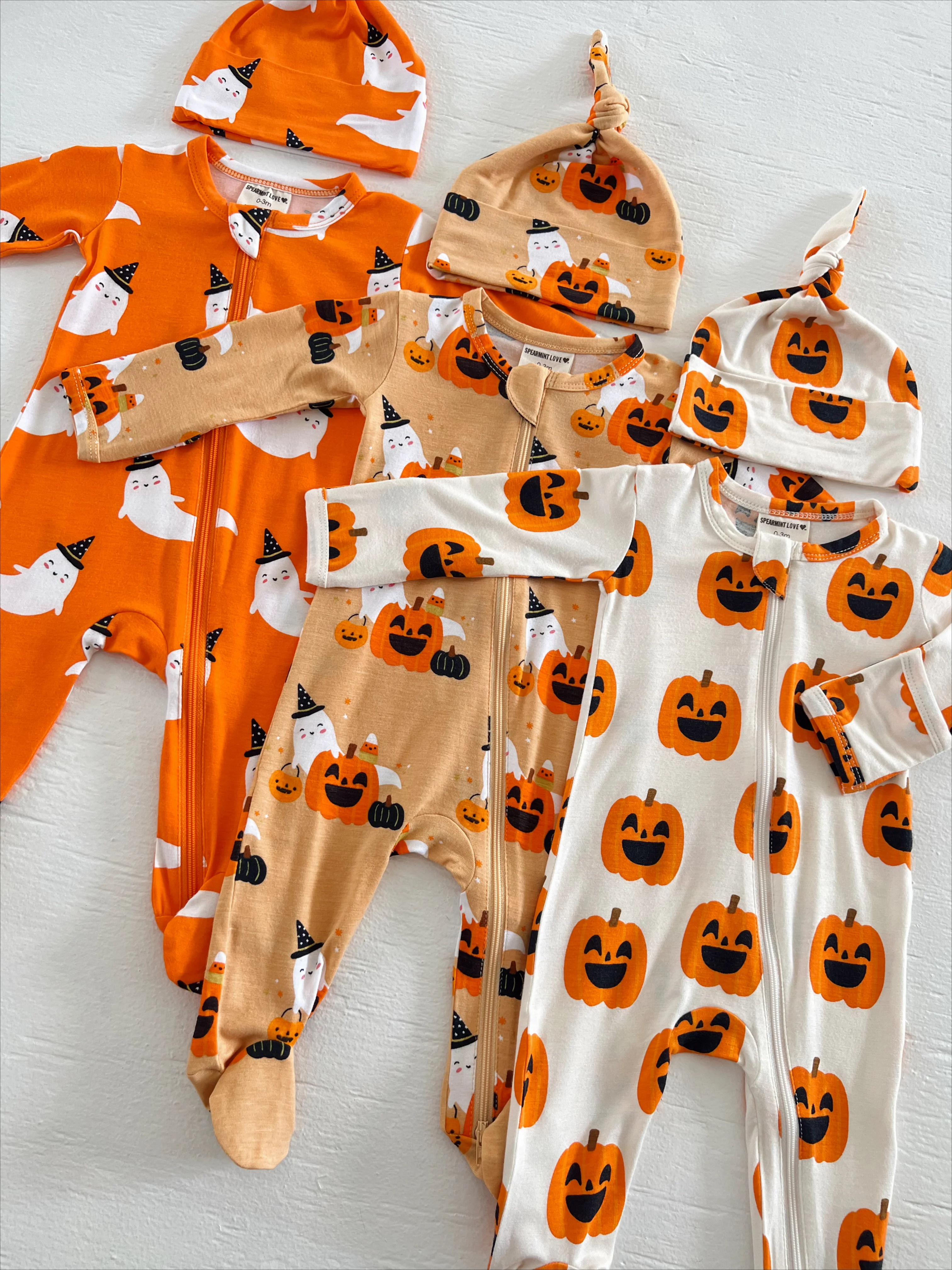 2-Way Zip Footie, Halloween Cluster - Image 5