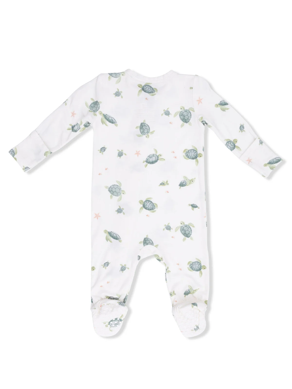 2-Way Zip Footie, Sea Turtles - Image 2