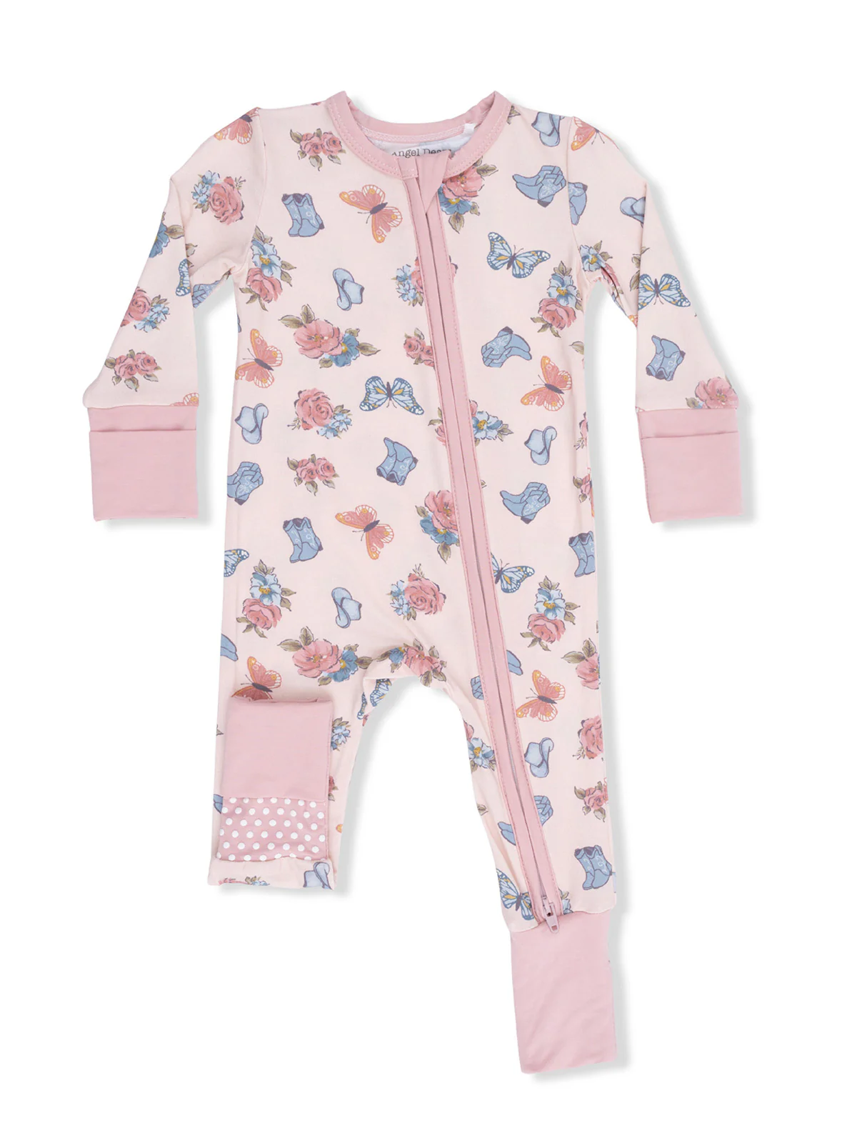 2-Way Zip Romper, Country Girl Boots - Image 2