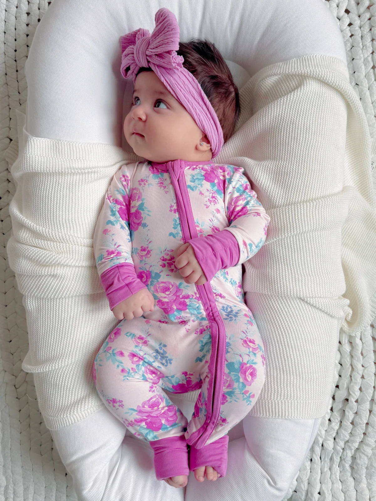 2-Way Zip Romper, Garden Secrets - Image 3