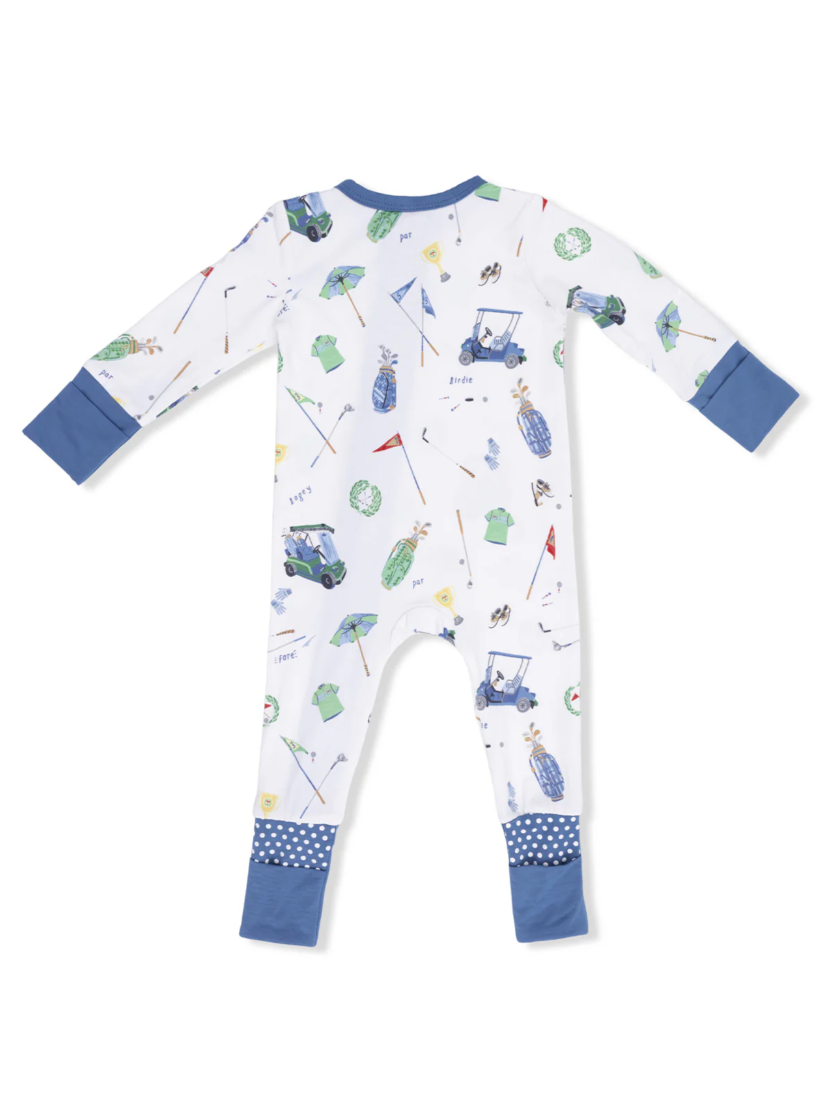2-Way Zip Romper, Golf Things - Image 2
