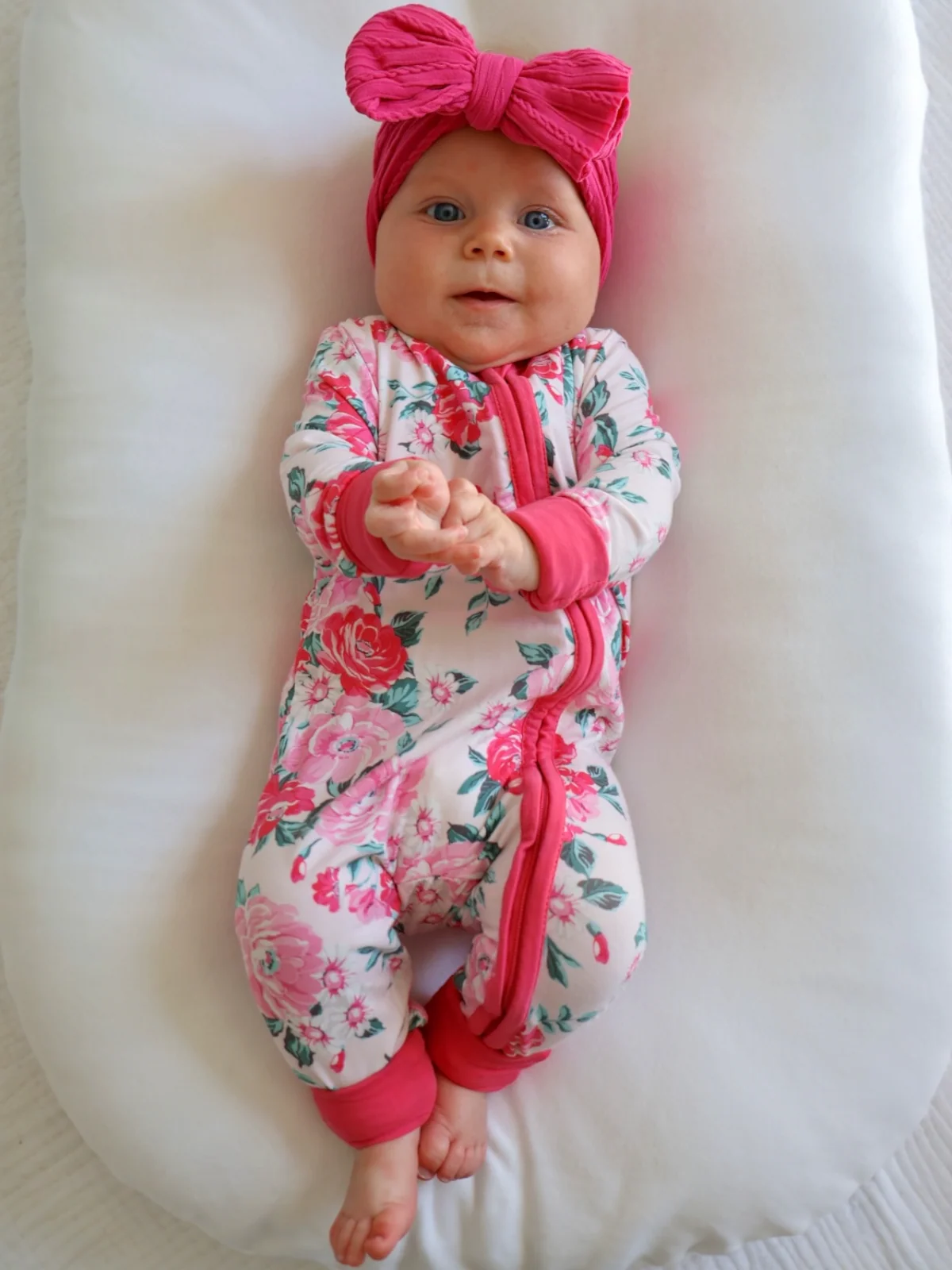 2-Way Zip Romper, Pink Splendor - Image 7