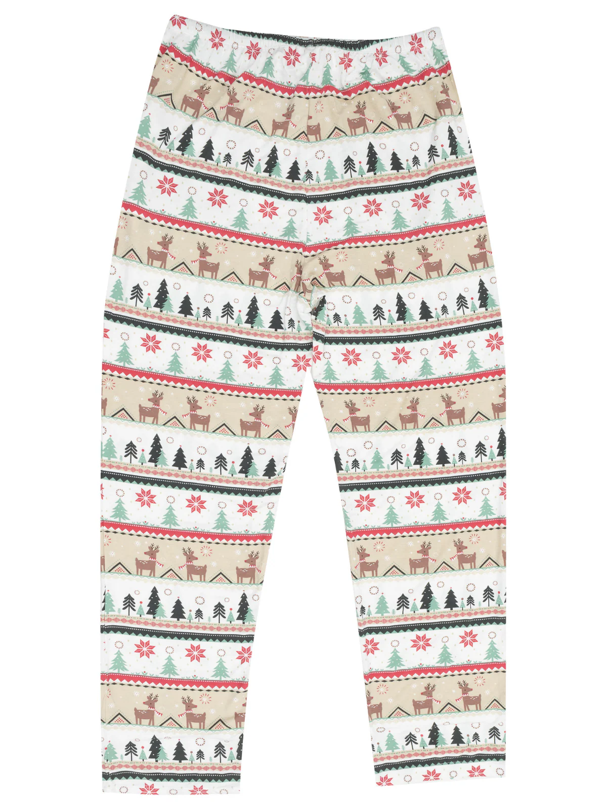 Adult Lounge Set with Pockets, Reindeer Fair Isle - Image 4