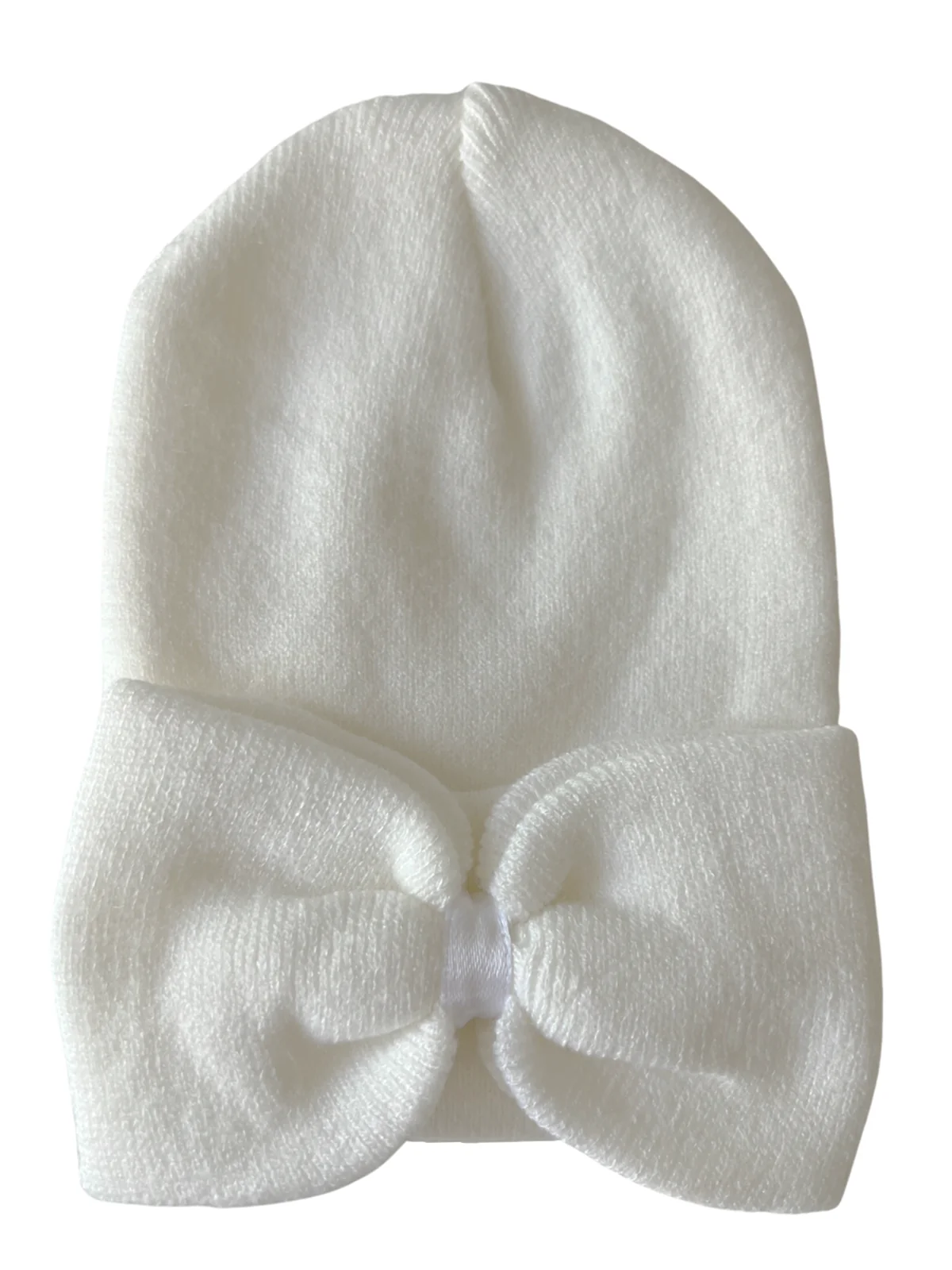 Baby's First Hat®, Warm White Bow - Image 2