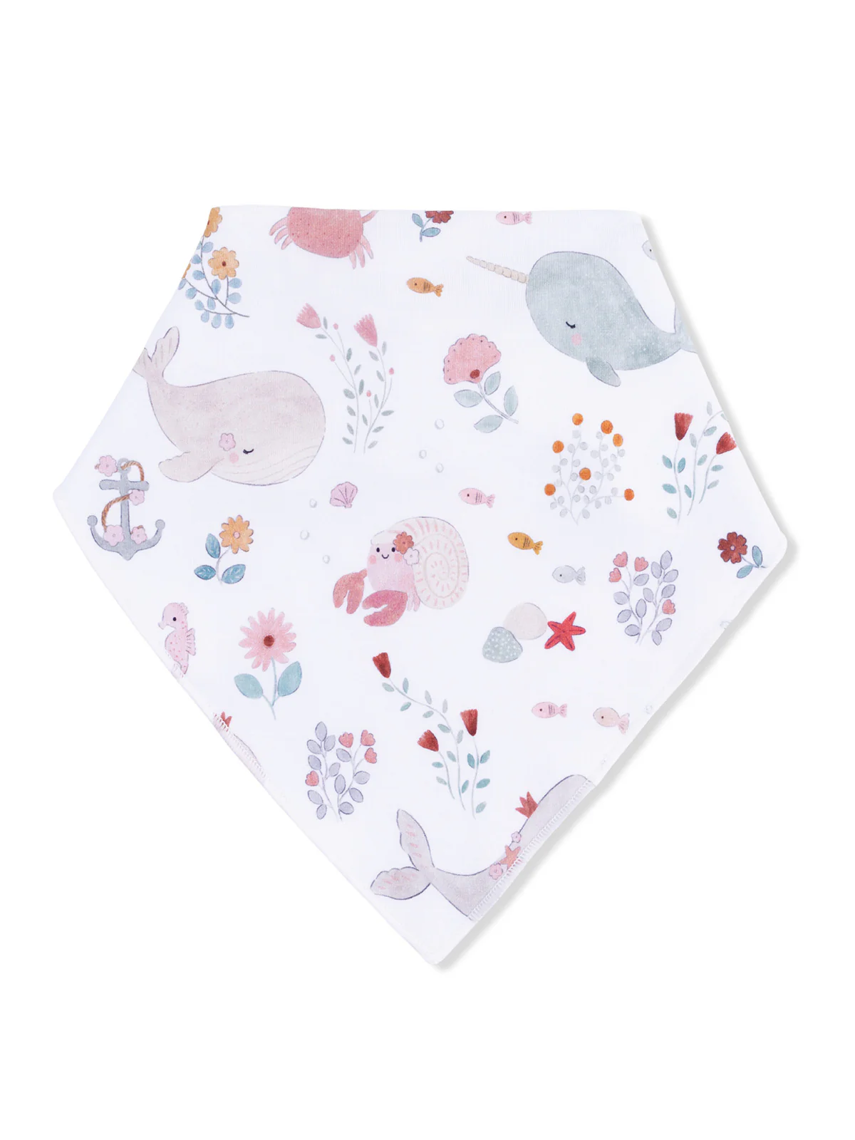 Bandana Bib, Garden Sea Creatures