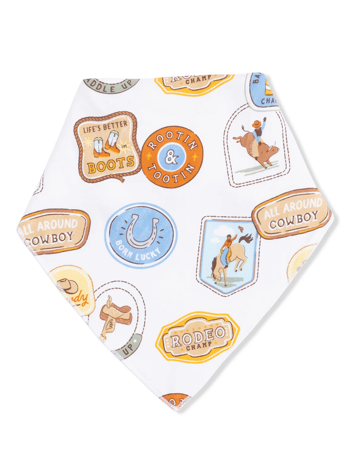Bandana Bib, Rodeo Patches