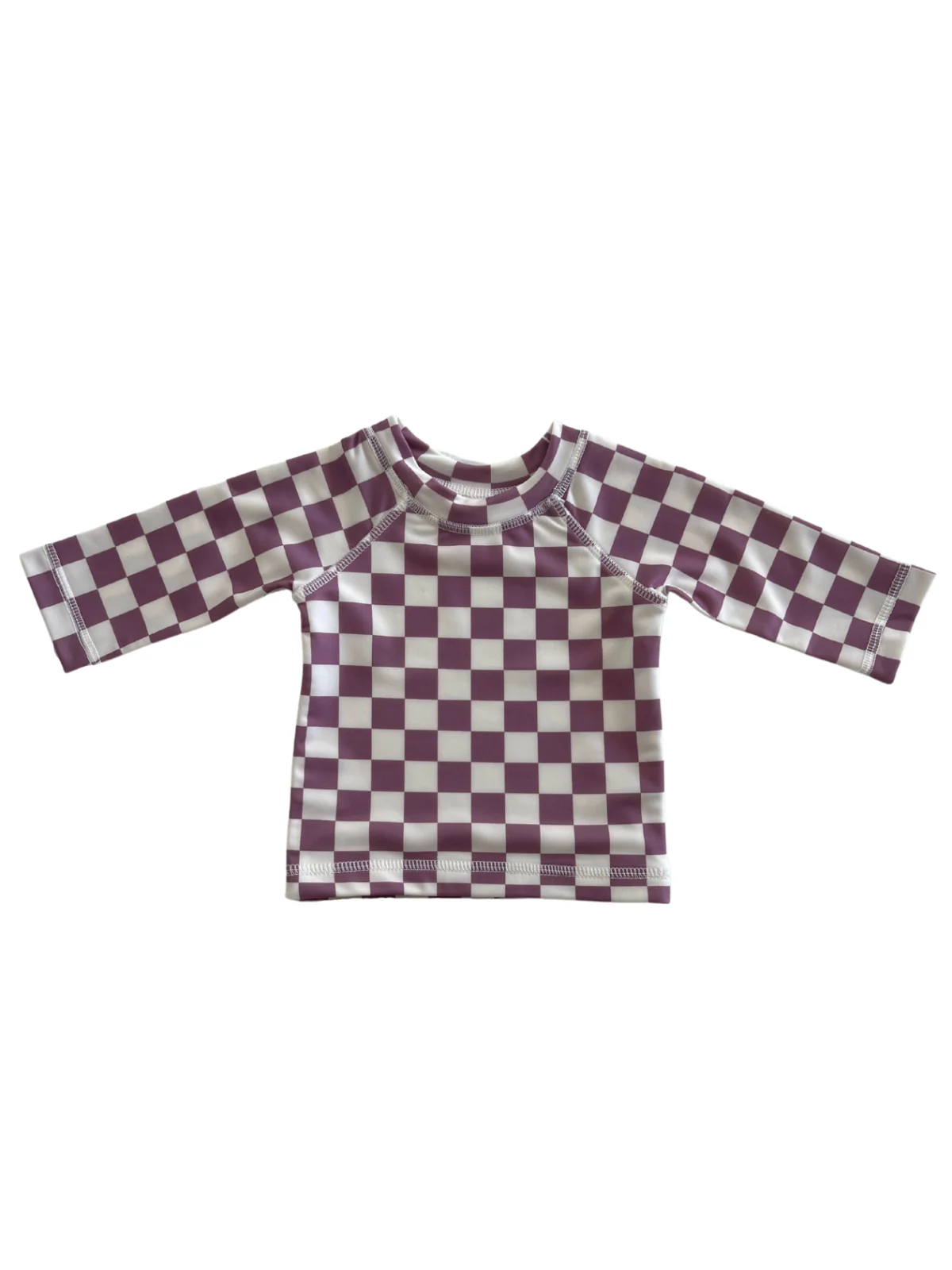 Berry Cheesecake Checkerboard / Maui Rashguard / UPF 50+ - Image 2