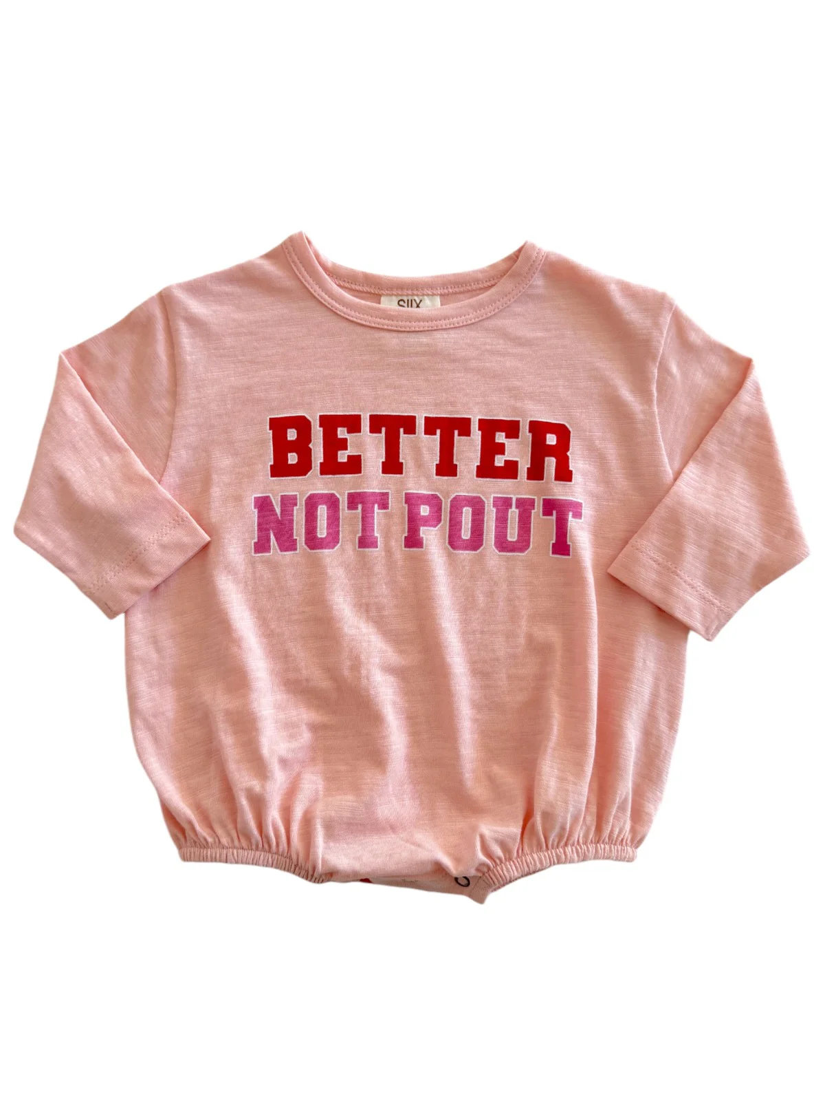 Better Not Pout / Organic Long Sleeve T-Shirt Bubble - Image 2