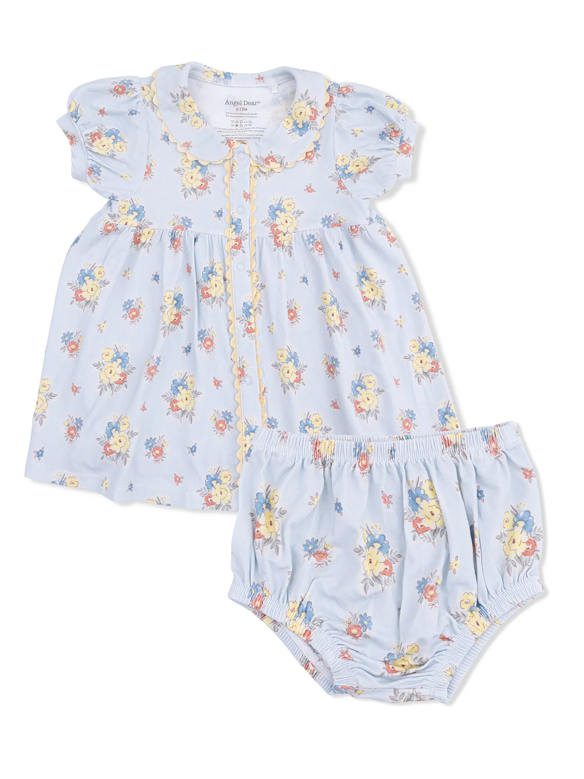 Betty Puff Sleeve Dress and Bloomer, Country Stitch Floral