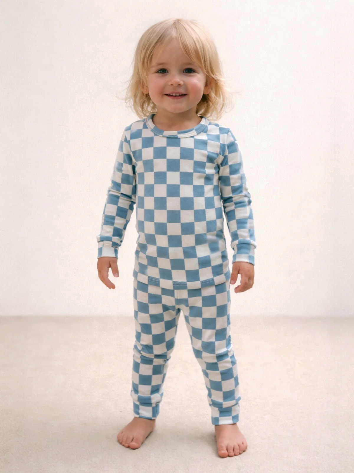Blueberry Muffin Checkerboard / Organic 2-Piece Set