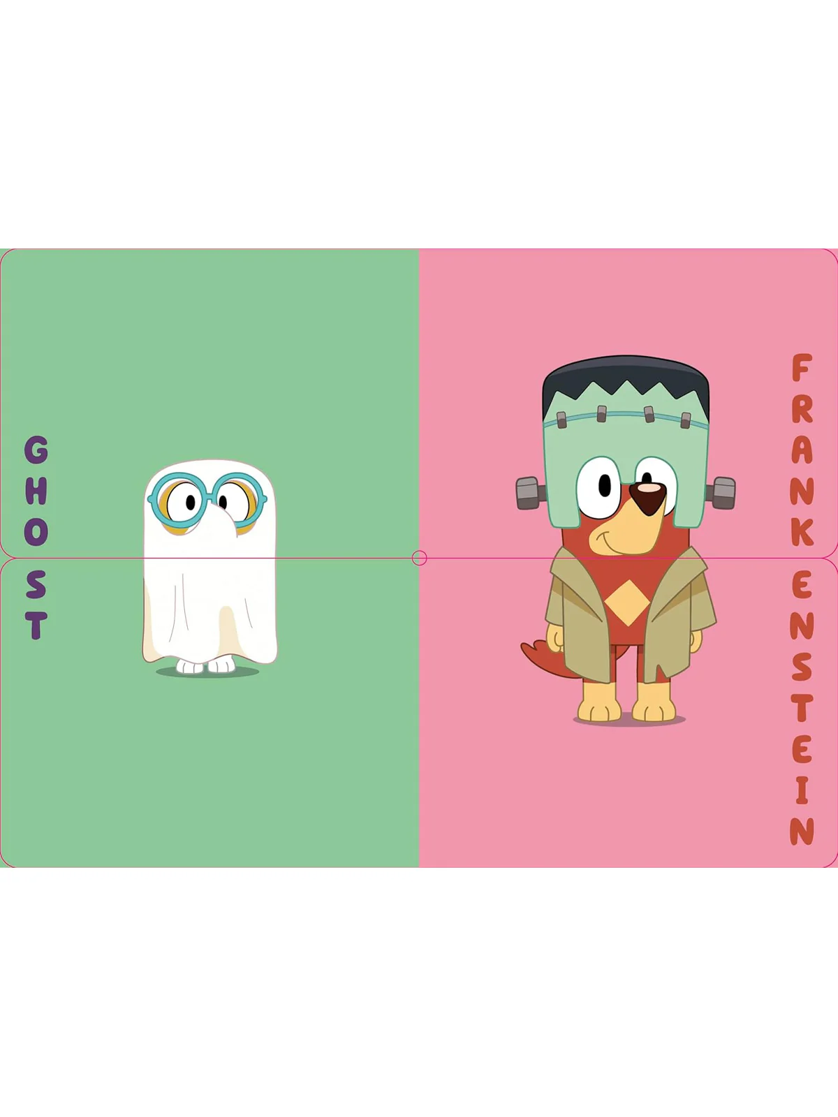 Bluey's Halloween Mix-and-Match Board Book - Image 2