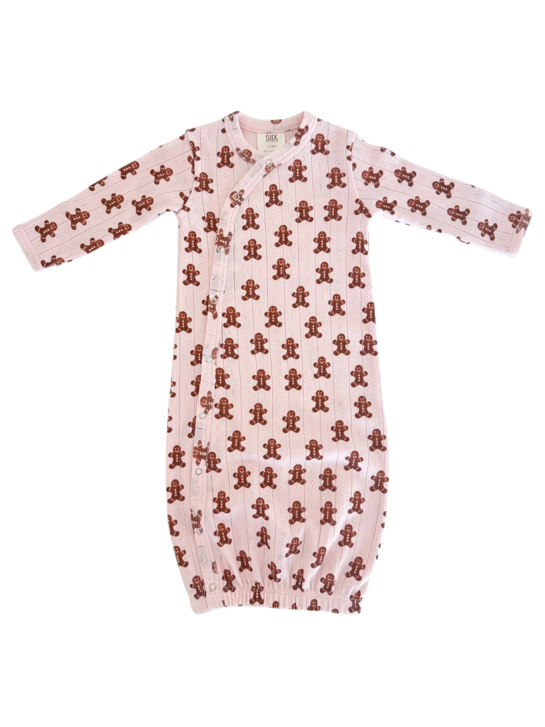 Blush Gingerbread / Organic Pointelle Gown - Image 2