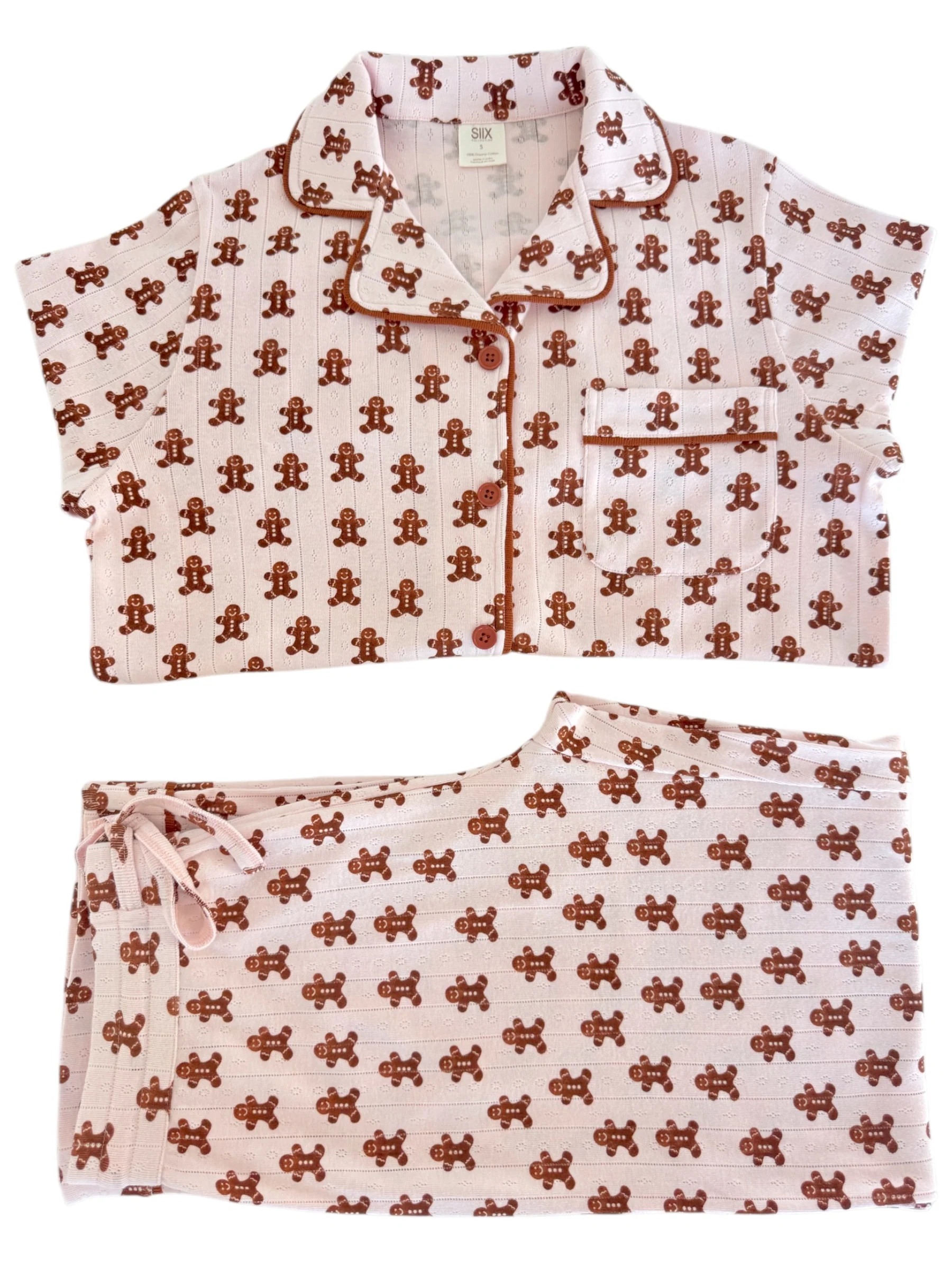 Blush Gingerbread / Organic Pointelle Women's Lounge Set