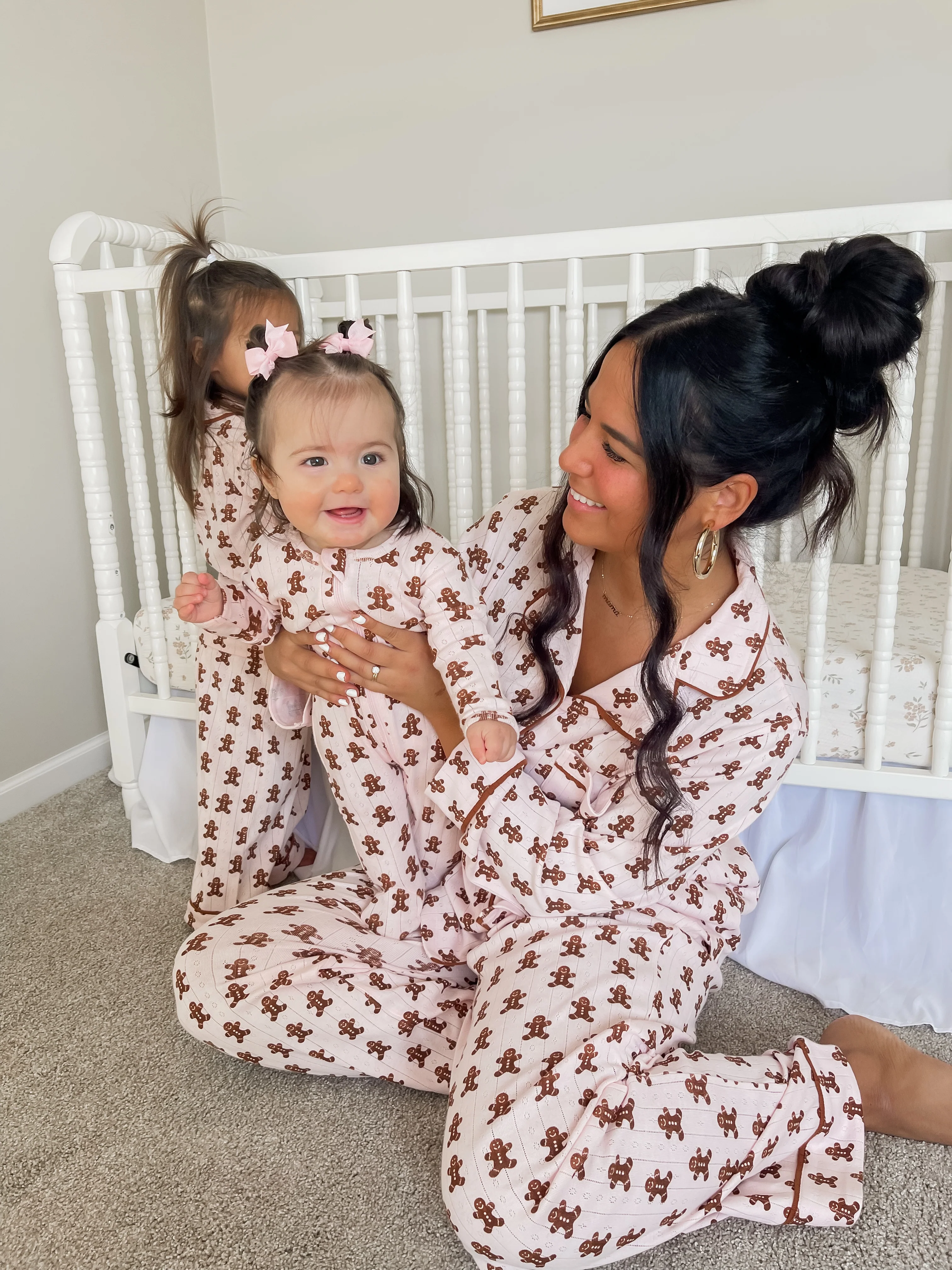 Blush Gingerbread / Organic Pointelle Women's Lounge Set - Image 2