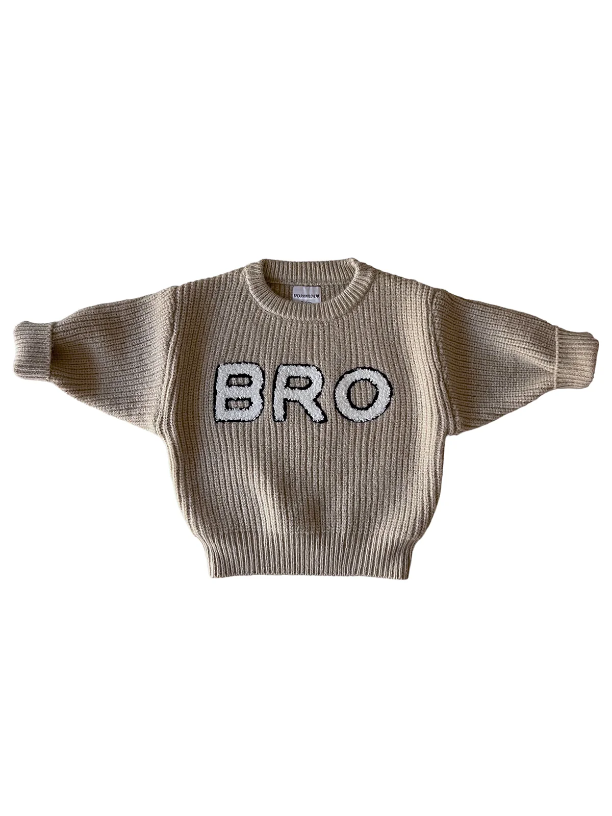 Bro Knit Sweater, Cocoa - Image 3