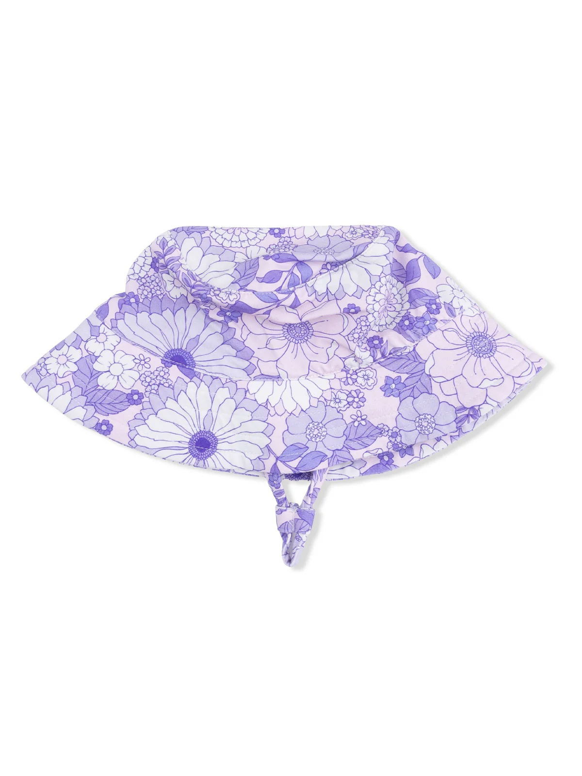 Bucket Hat, Lacy Lavender Floral