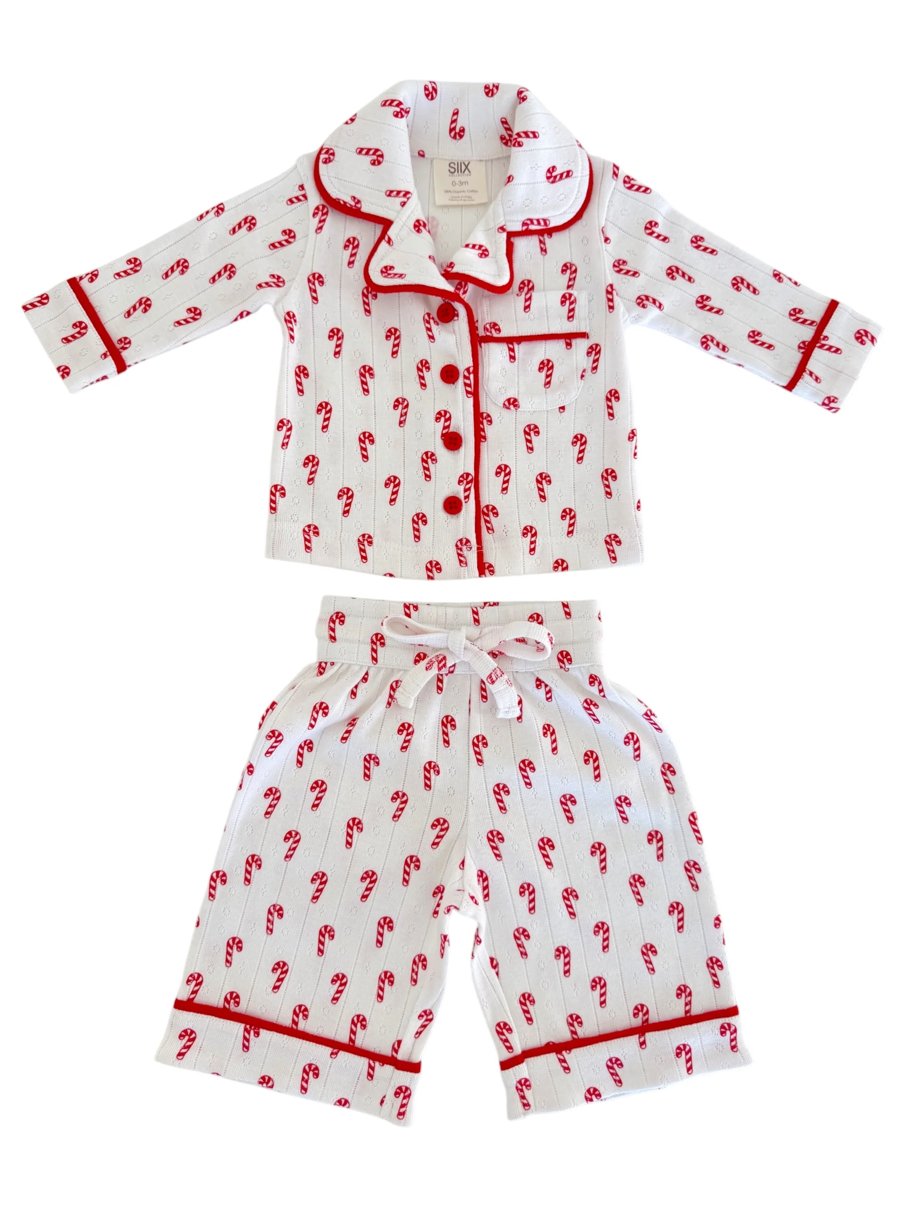 Candy Cane / Organic Pointelle Lounge Set - Image 2
