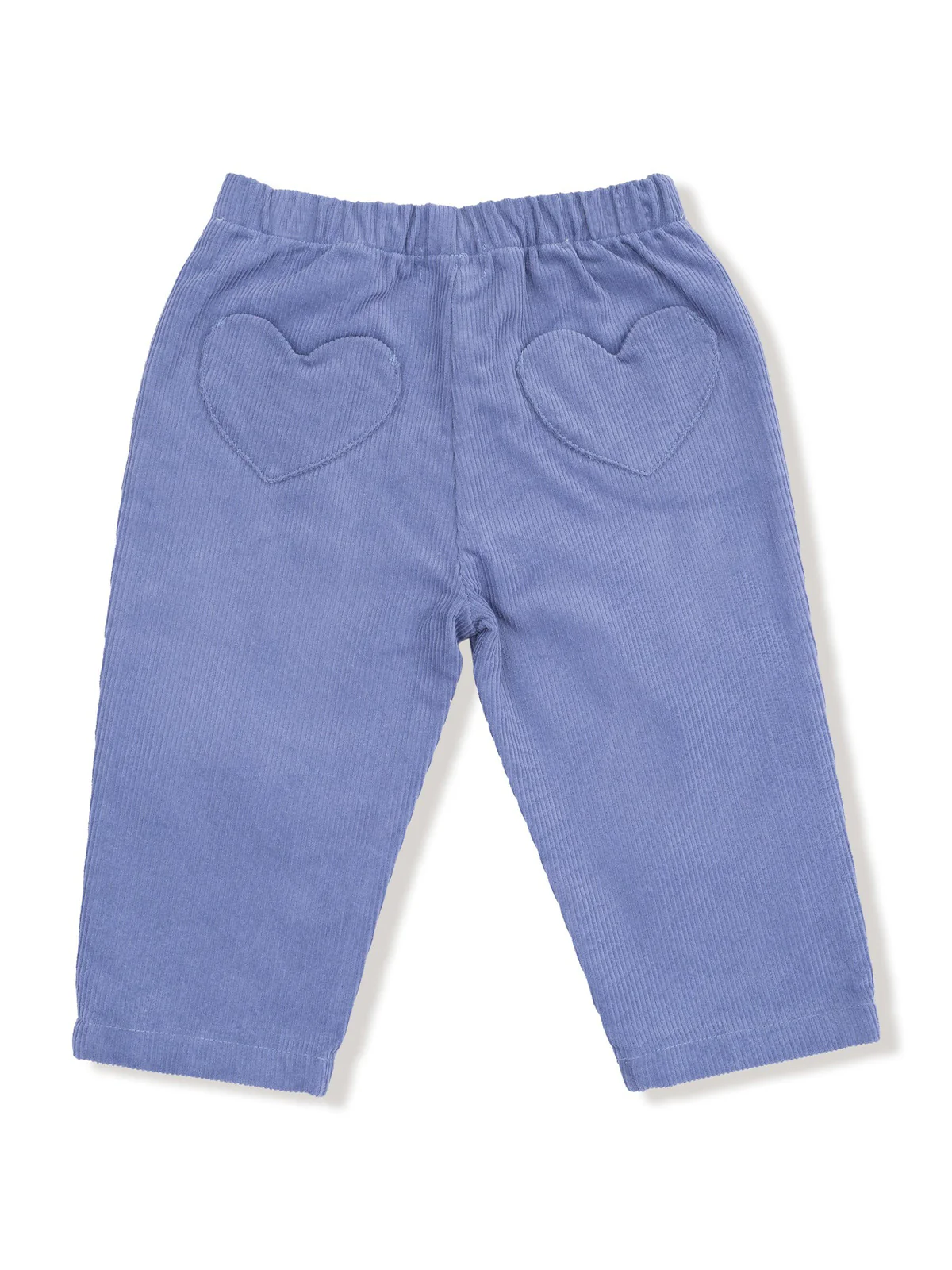 Corduroy Pant w/ Heart Pockets, Stonewash - Image 2