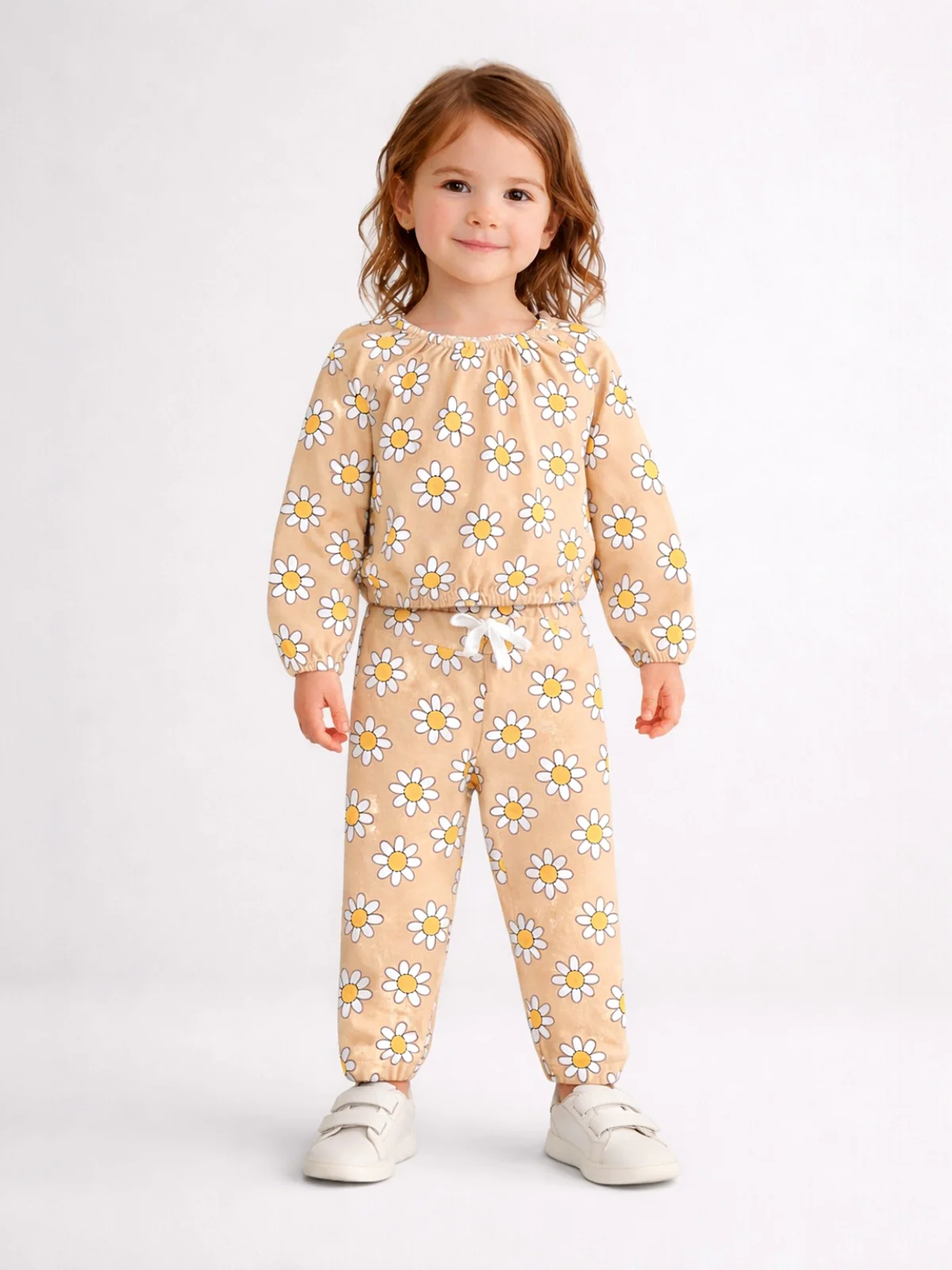 Daisy Pop Biscotti / Organic Mode Top + Pant Set