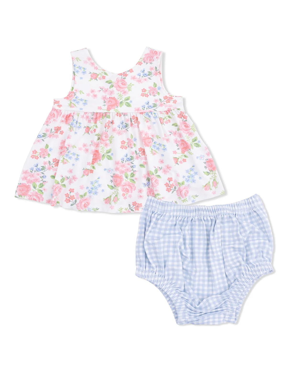 Dress with Bow & Bloomer, Cute Little Roses