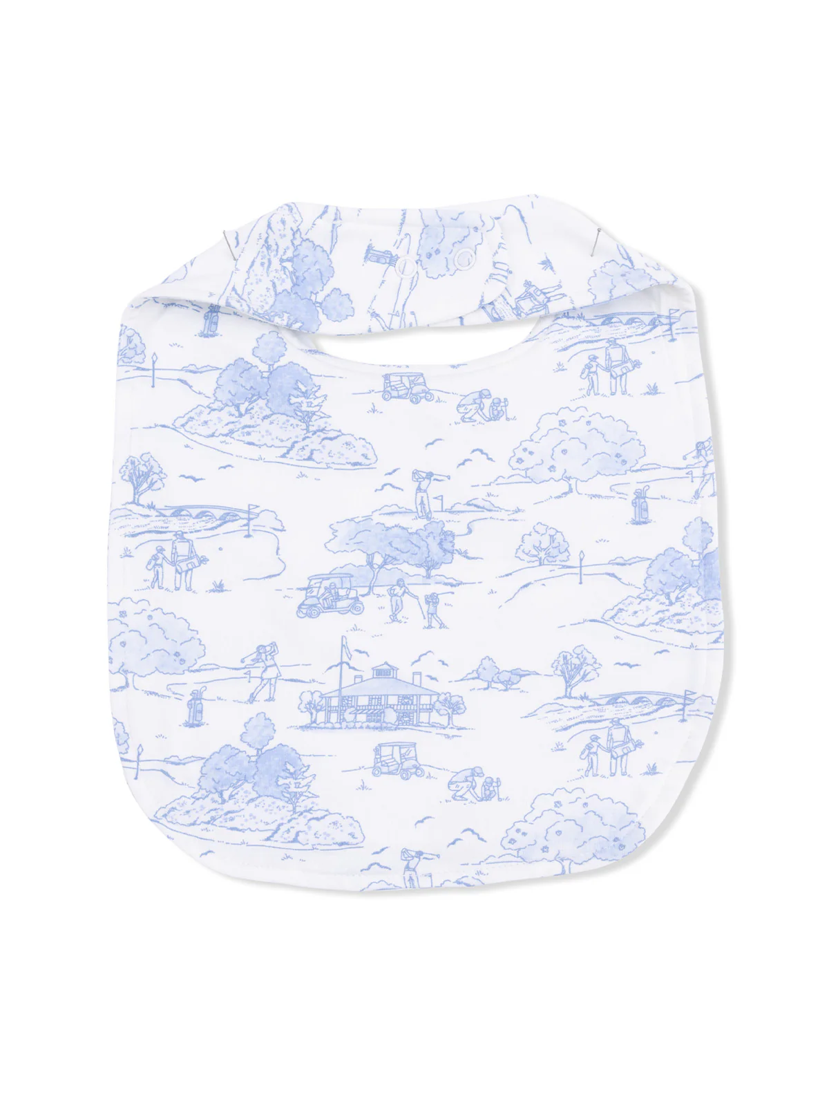 Feeding Bib, Golf Toile - Image 2