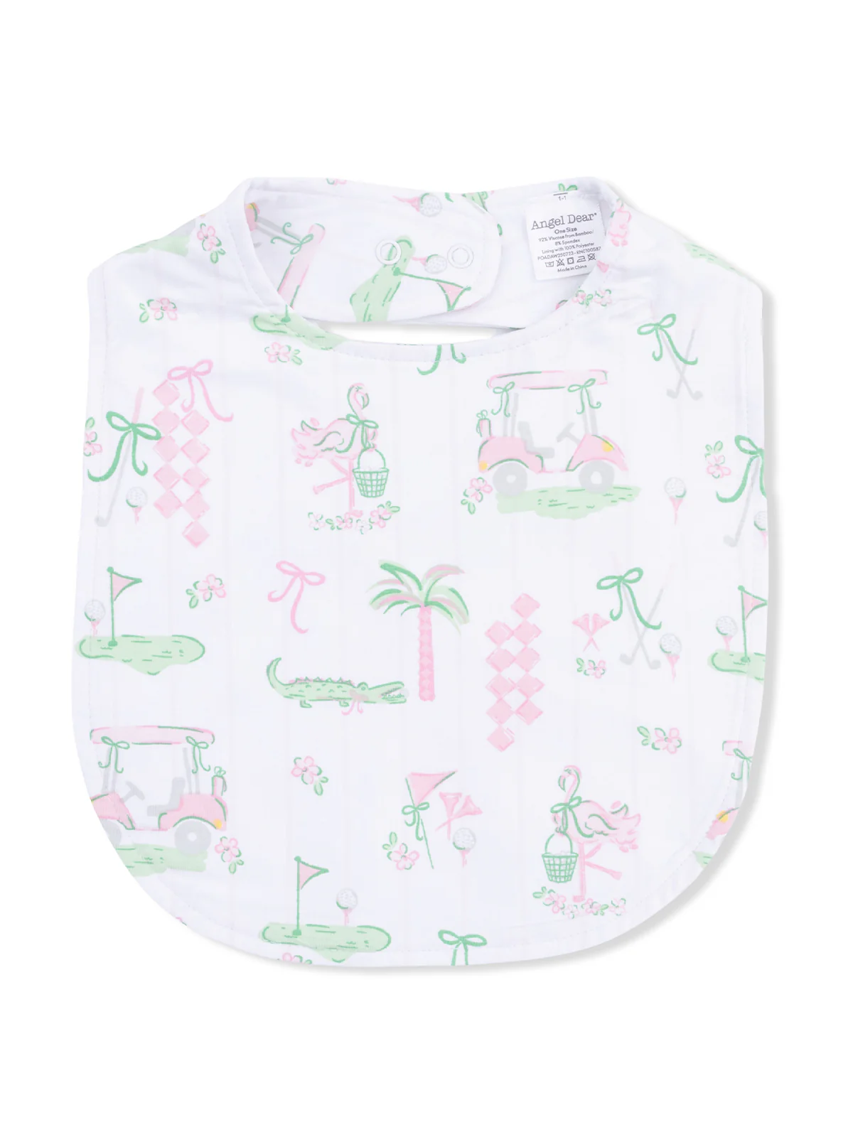 Feeding Bib, Pretty Golf