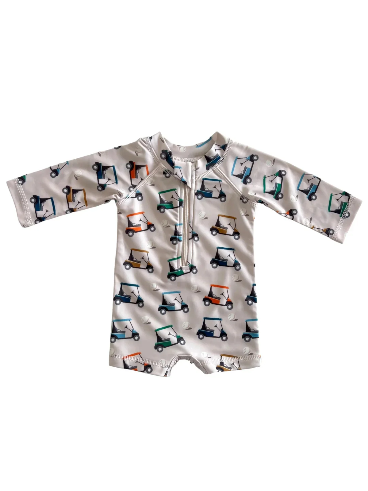 Golf Cart / Sonny Rashguard Swimsuit / UPF 50+ - Image 2