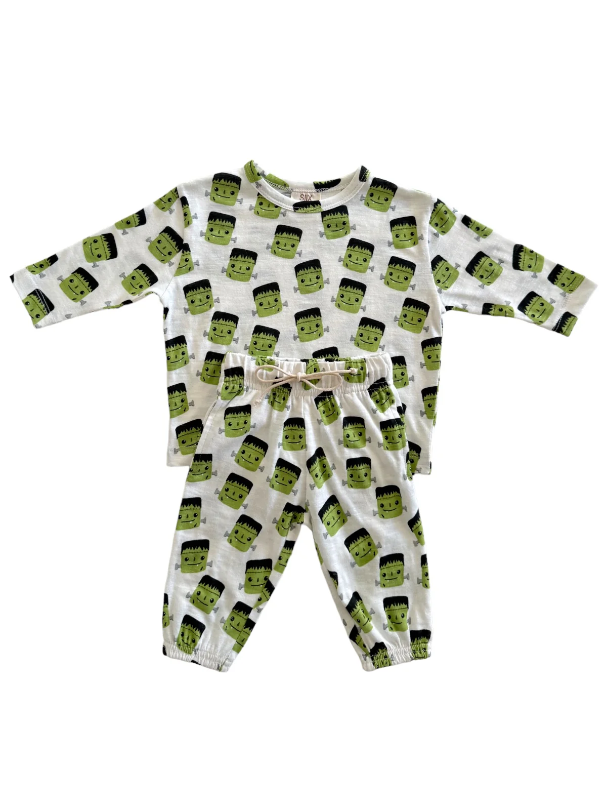 Halloween Monster / Organic Long Sleeve Tee & Pant Set - Image 4
