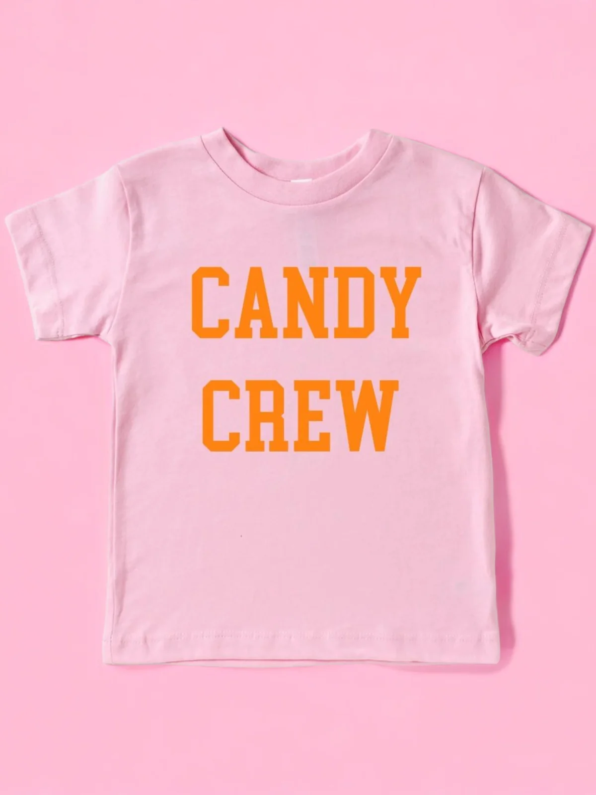 Kid's Graphic Short Sleeve Tee, Candy Crew / Pink
