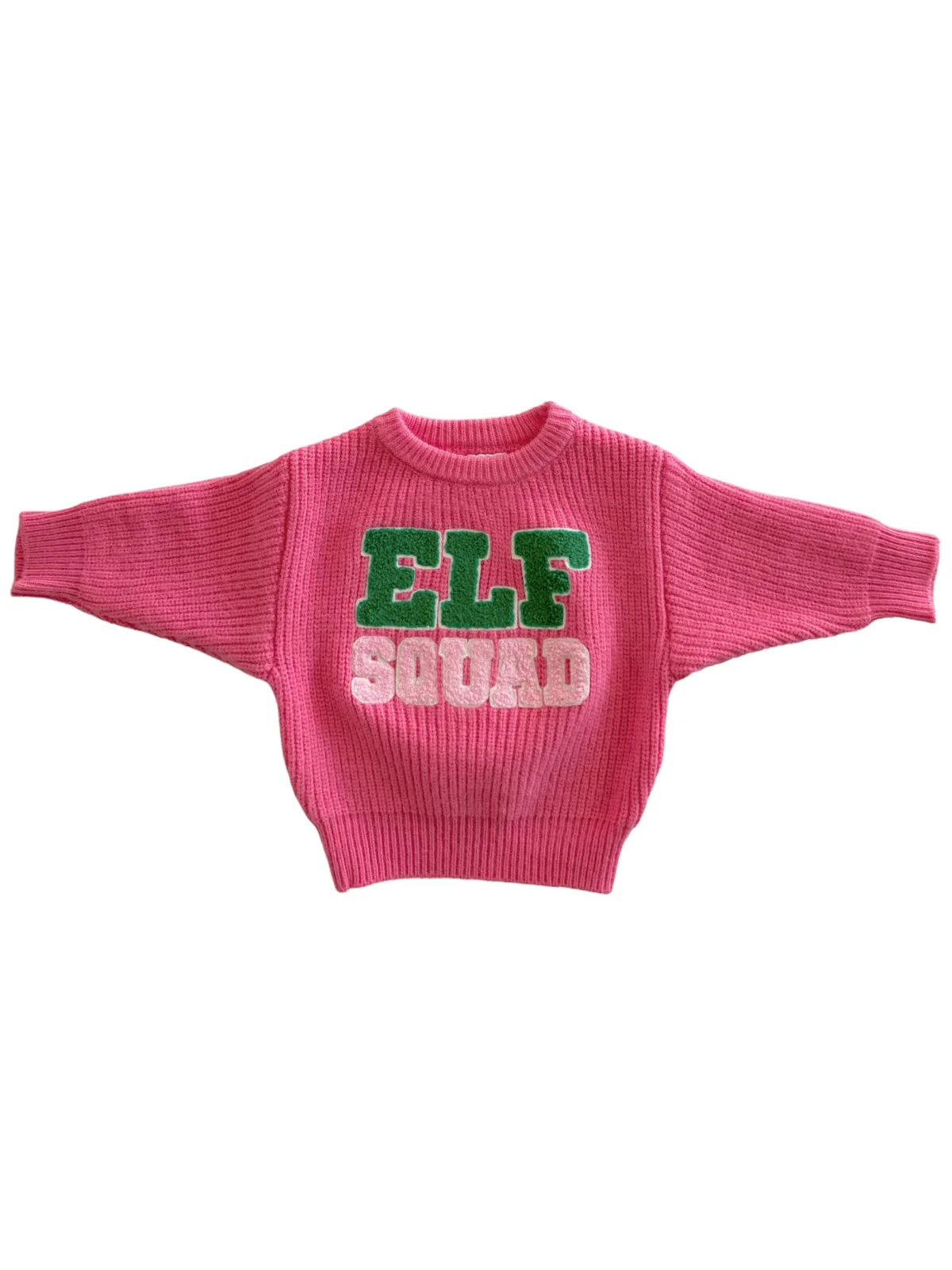 Knit Sweater, Elf Squad Bubblegum - Image 2