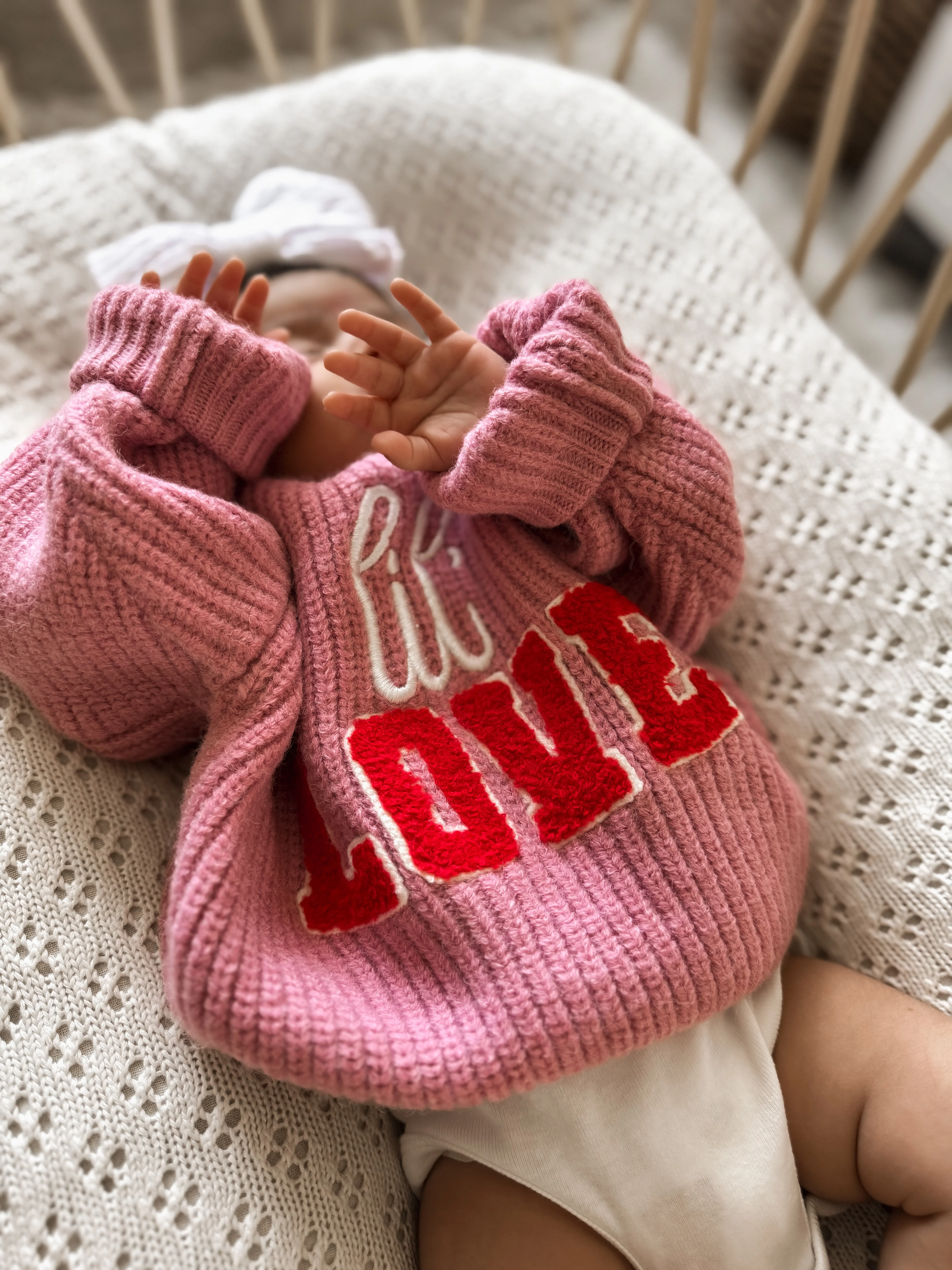 Knit Sweater, Lil Love - Image 3