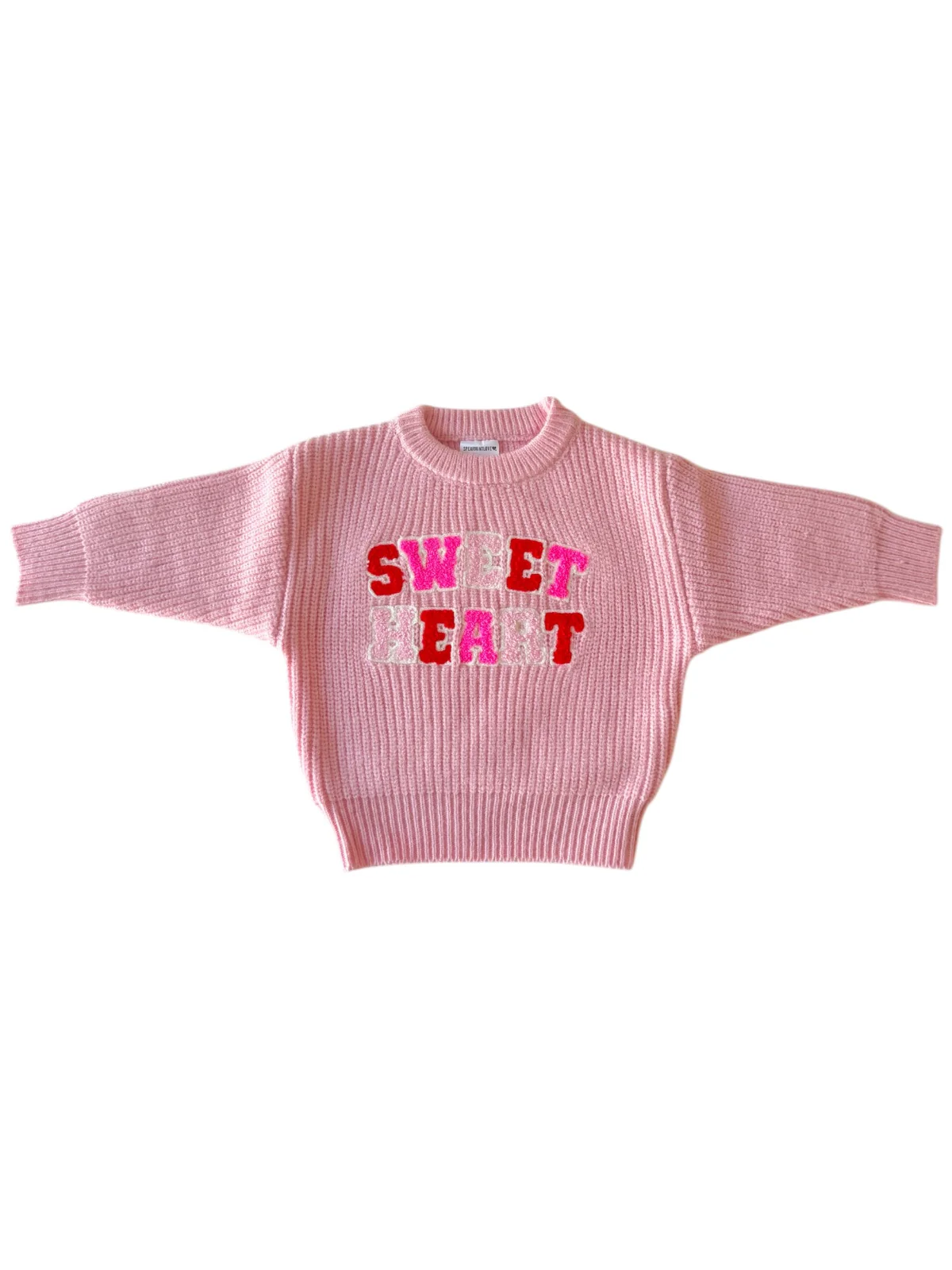 Knit Sweater, Sweetheart Pink - Image 3