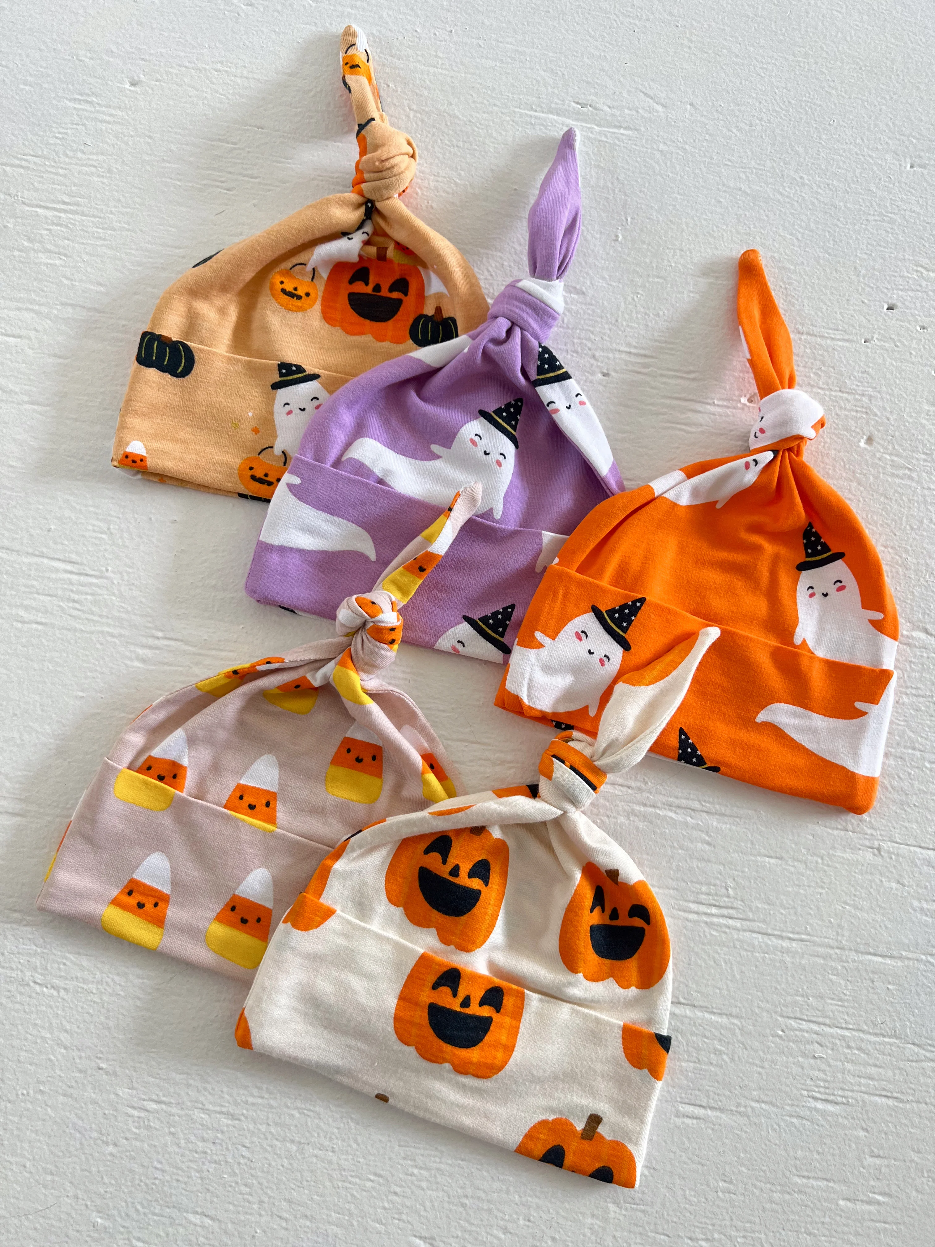 Knot Beanie, Orange Ghost - Image 2