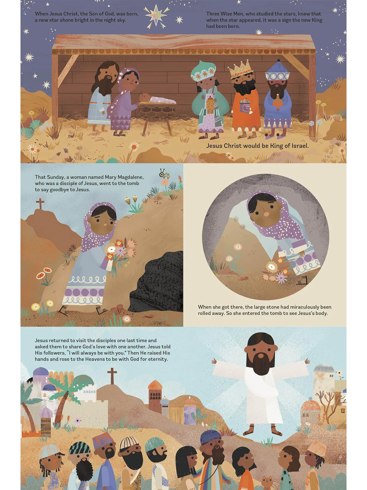 Little Bible Stories, The Story of Easter Board Book - Image 2