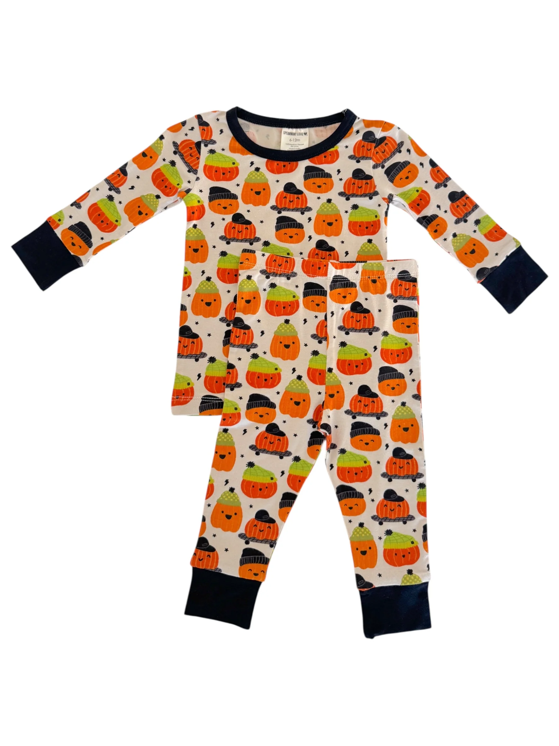Long Sleeve 2-Piece Set, Pumpkin Buds