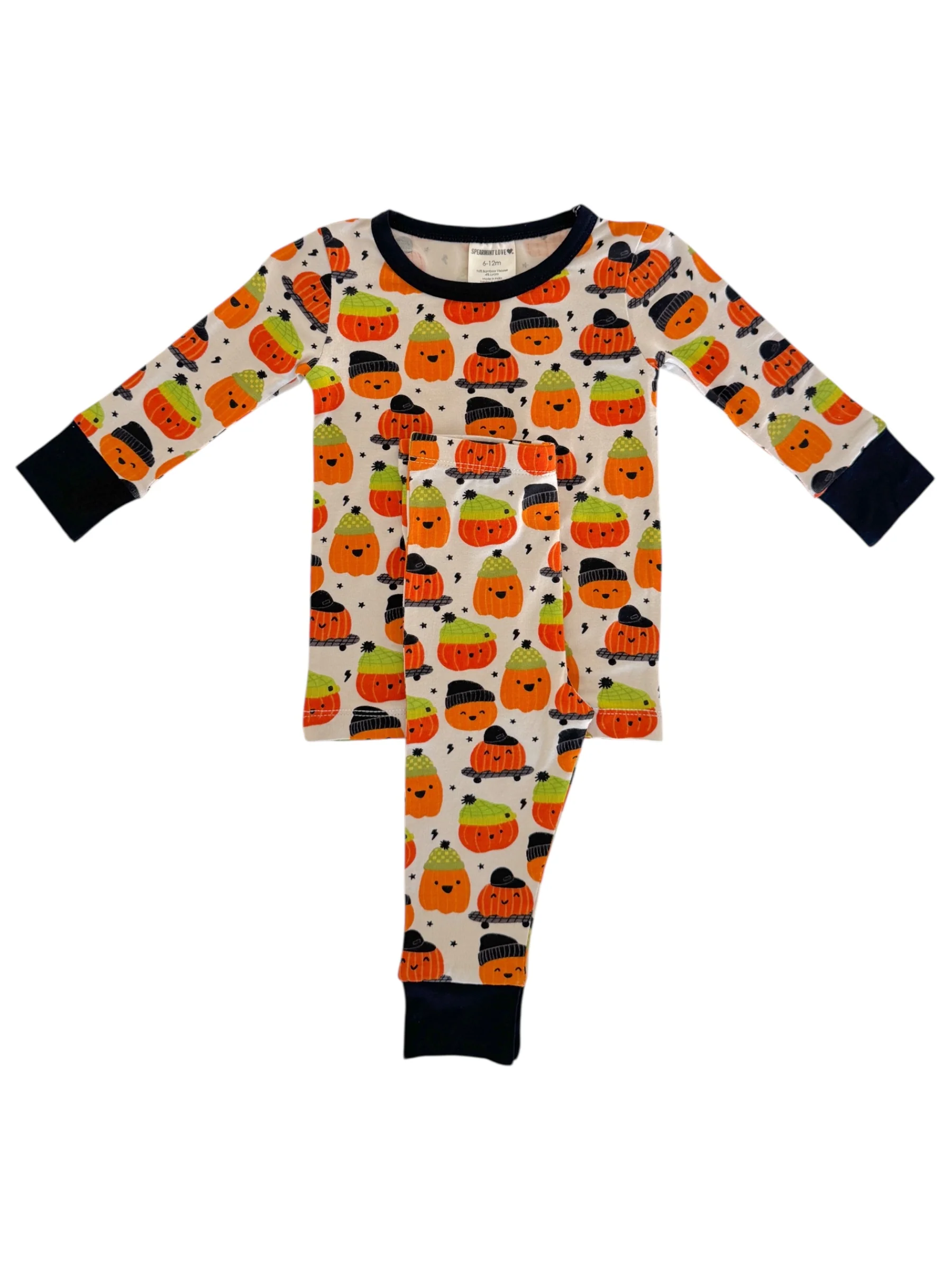 Long Sleeve 2-Piece Set, Pumpkin Buds - Image 3