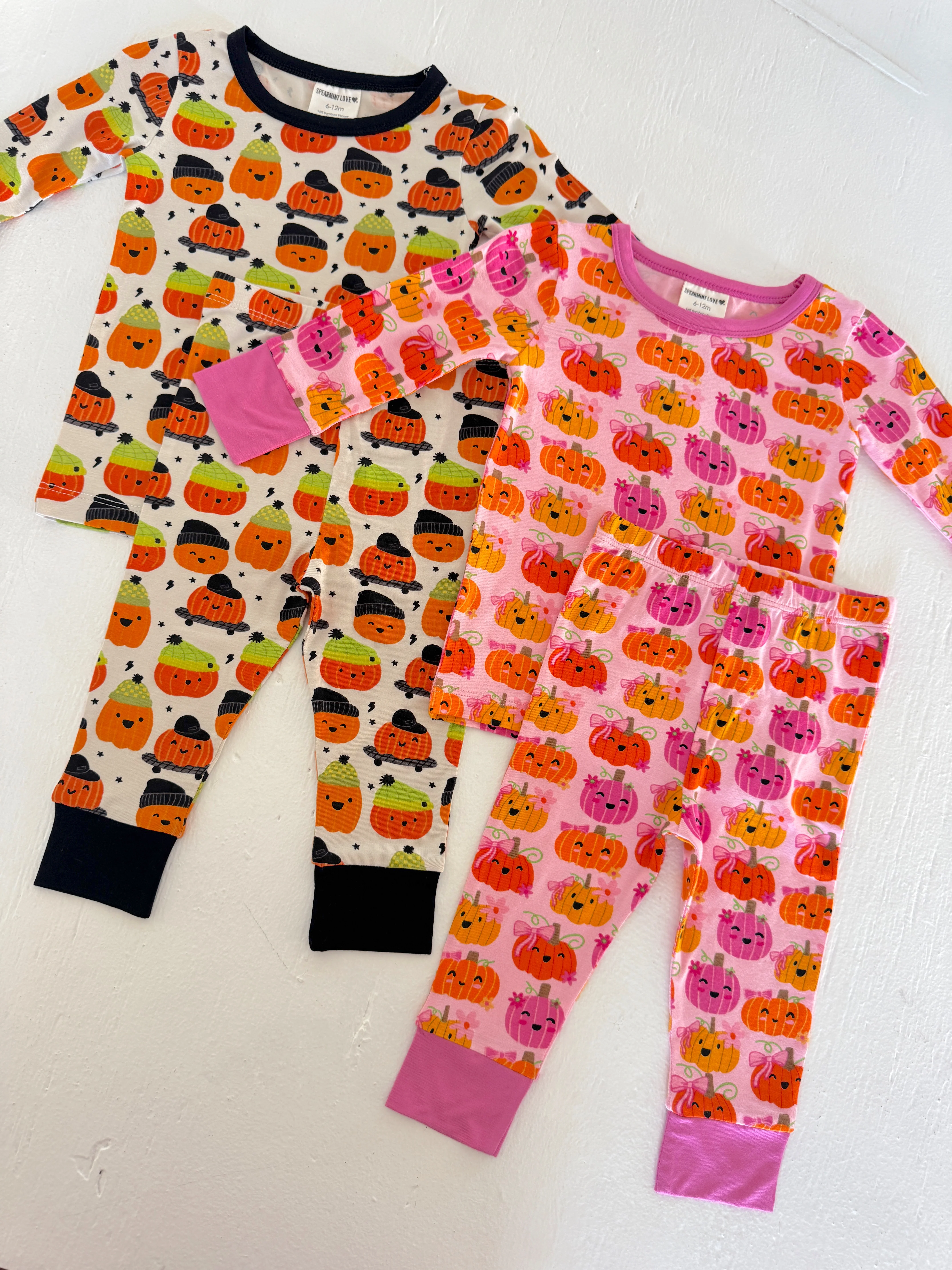 Long Sleeve 2-Piece Set, Pumpkin Girlies - Image 4