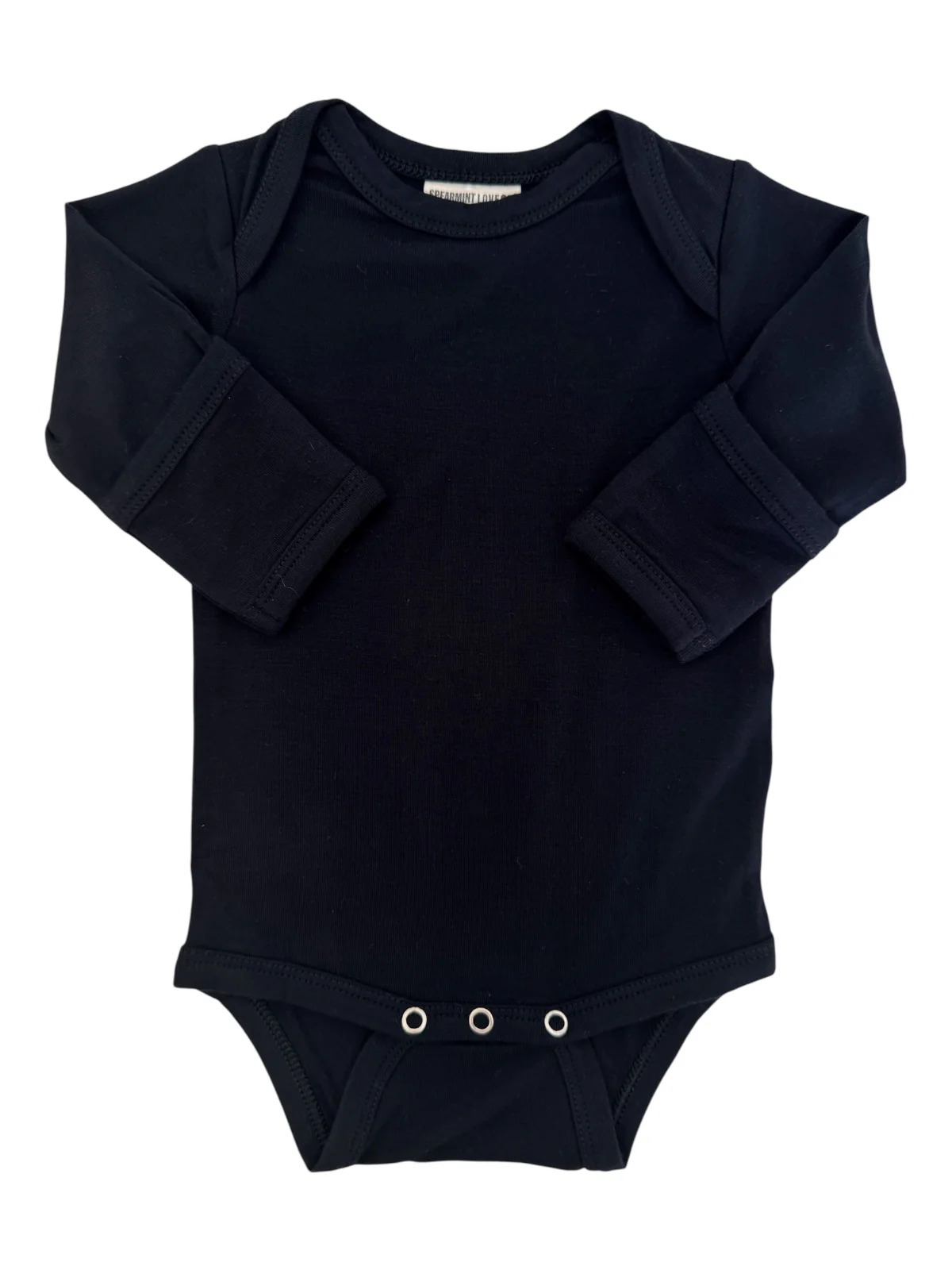 Long Sleeve Bodysuit, Black