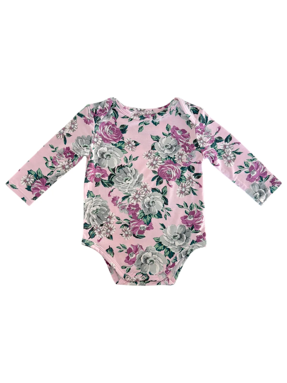 Long Sleeve Bodysuit, Blissful Blossoms - Image 4