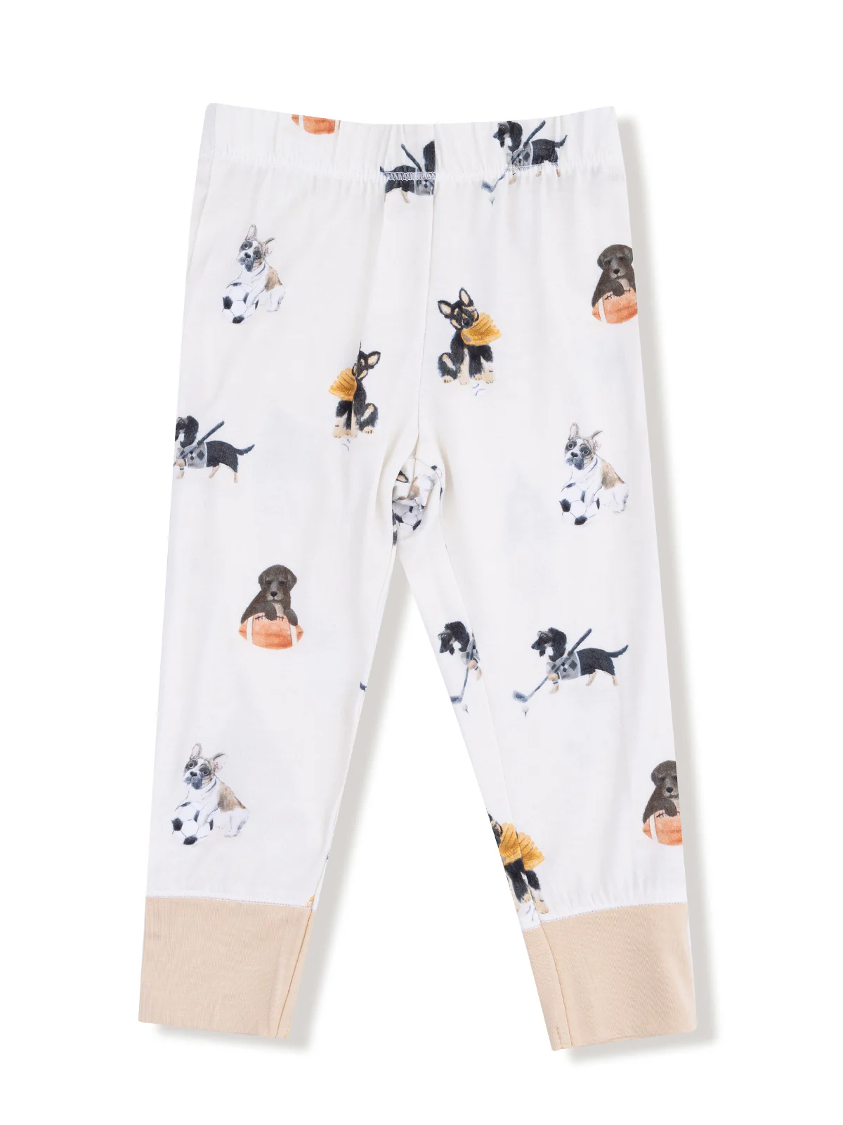 Long Sleeve Loungewear Set, Sporty Puppies - Image 3