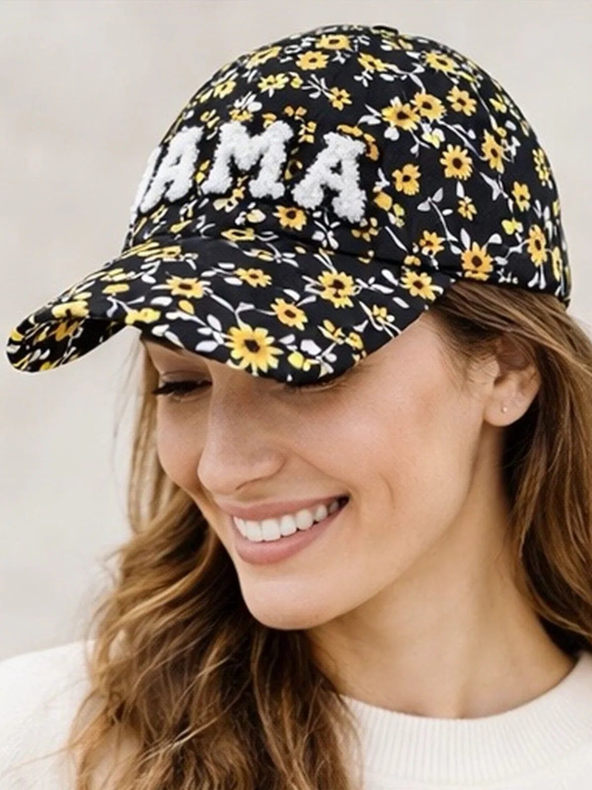 MAMA Adult Baseball Hat, Amelia Floral