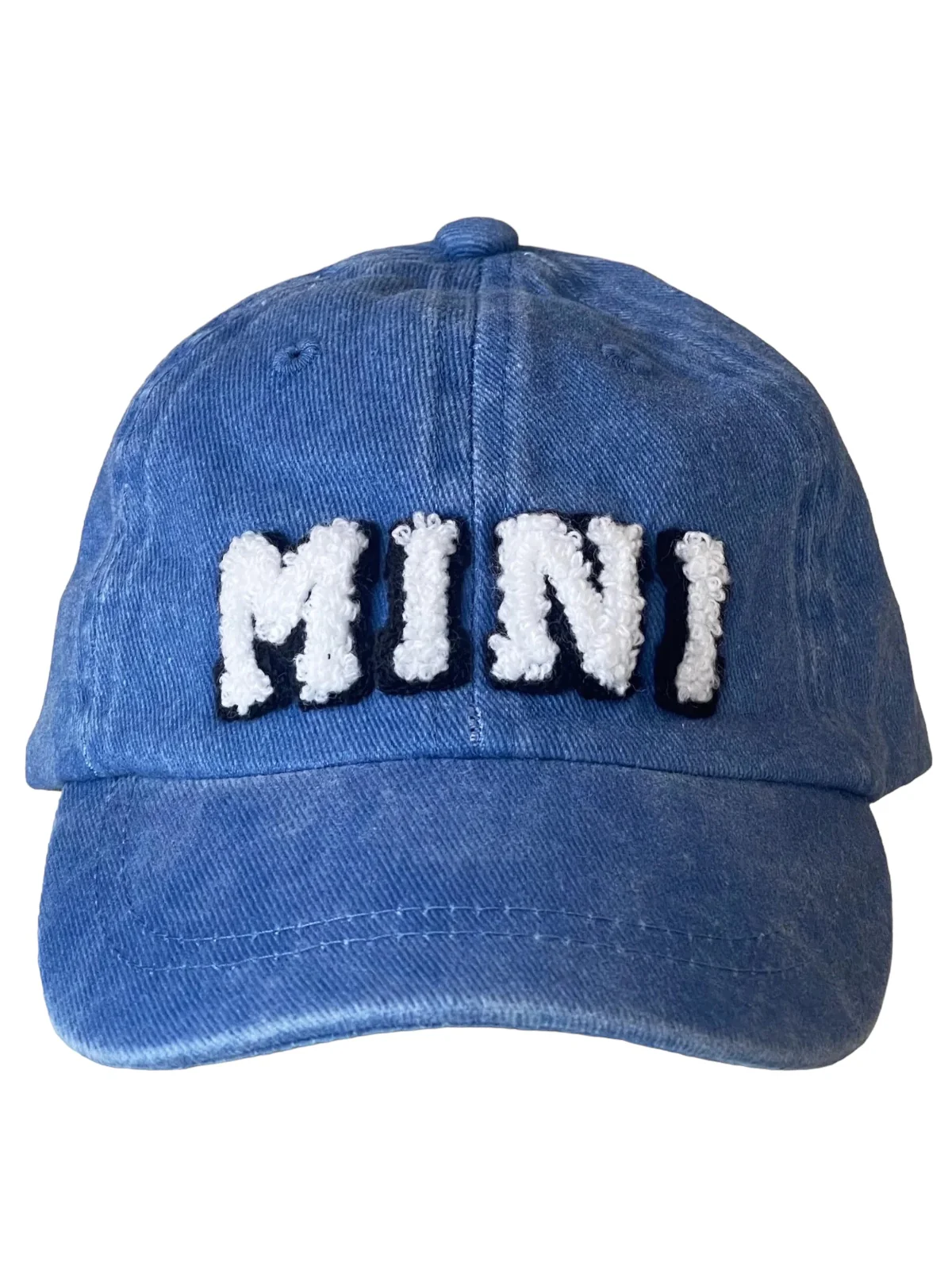 MINI Kids Baseball Hat, Vintage Wash Ocean Blue
