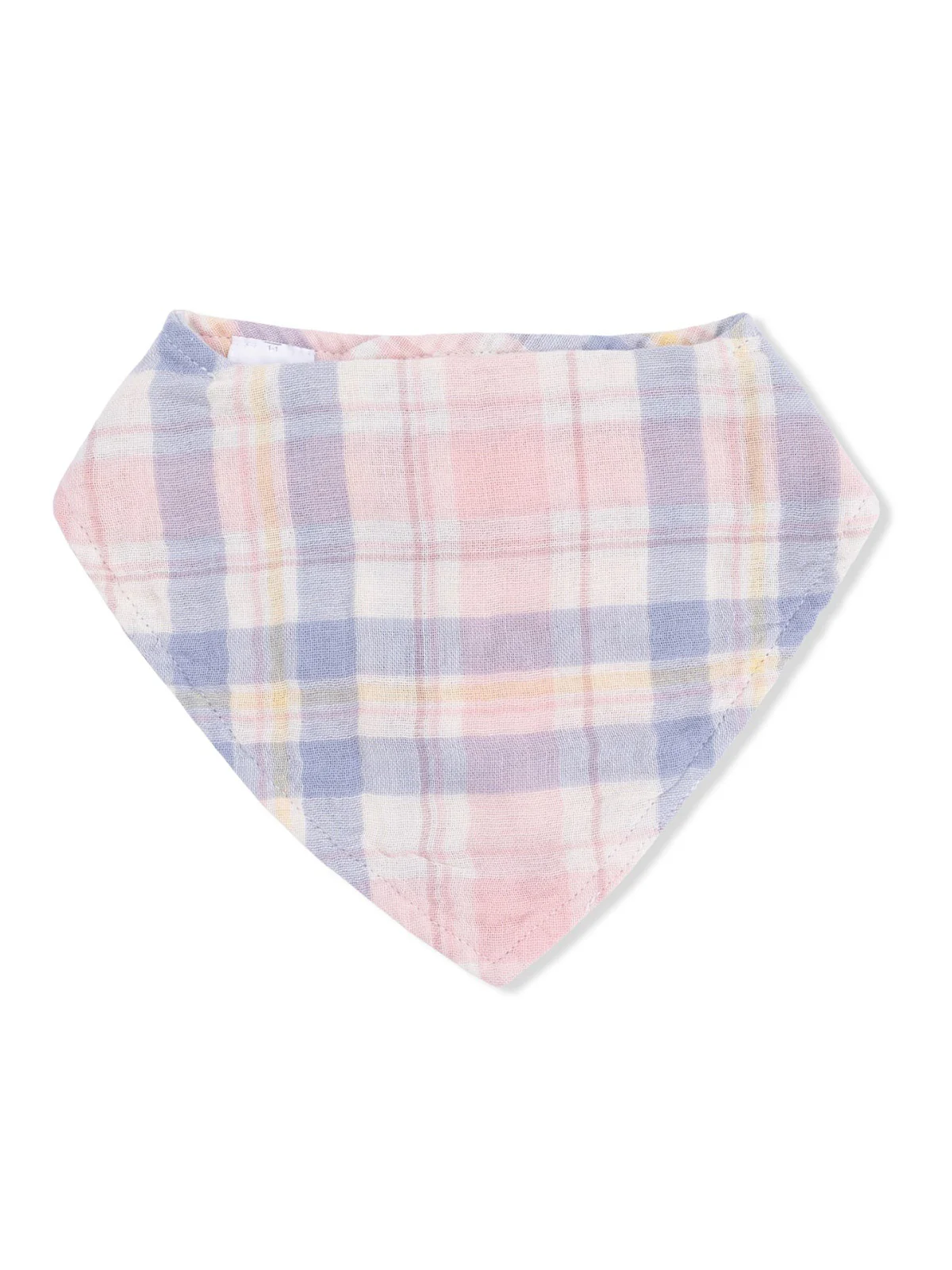 Muslin Bandana Bib, Dusty Plaid