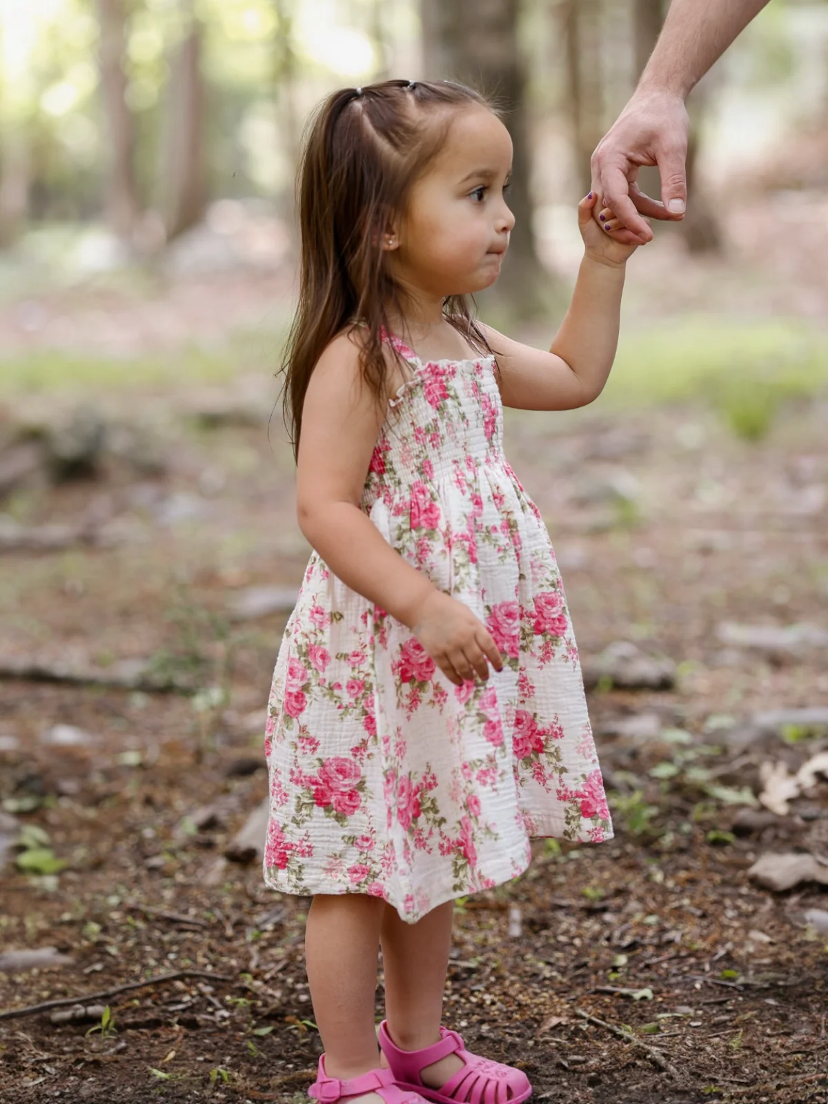 Muslin Smocked Tube Dress, Country Daydream - Image 7